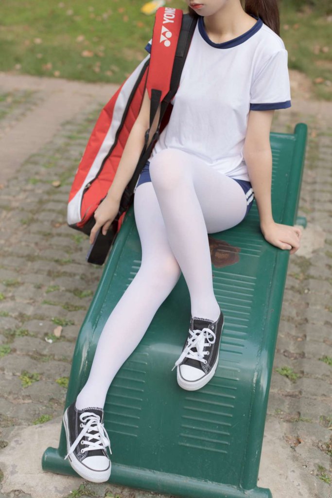 图片[3]-森萝财团 無料.005 鹿可 户外白丝体操服[19P]-虎绰