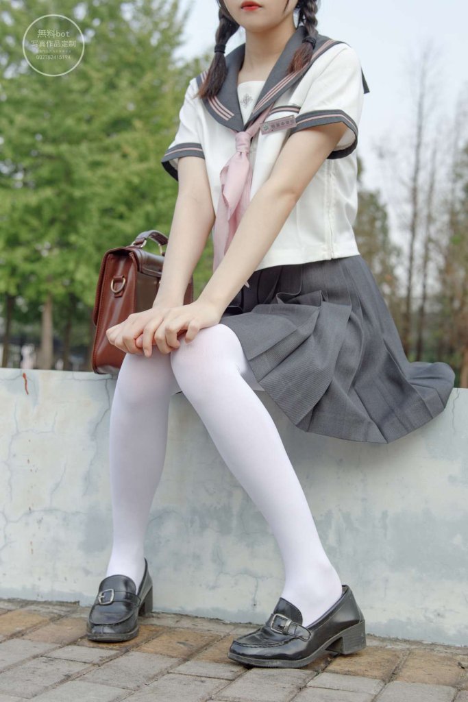 图片[3]-森萝财团 有料.006 依依 户外白丝JK制服[90P]-虎绰