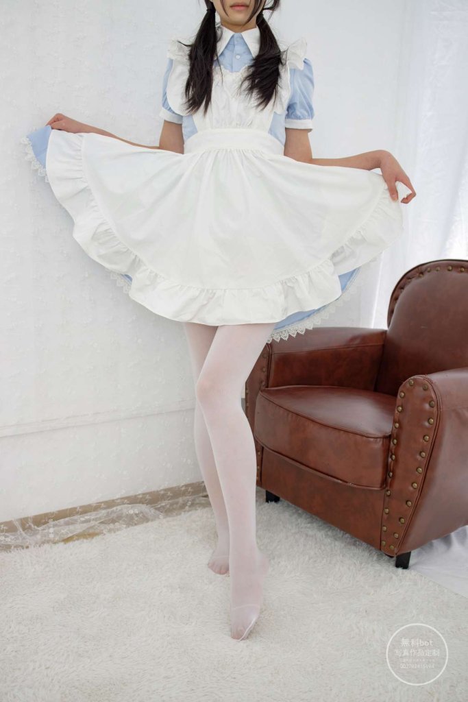 图片[3]-森萝财团 有料.012 吸吸 白丝小女仆[22P1V]-虎绰