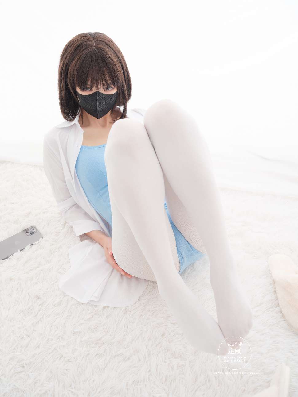 图片[3]-紧急企划 EX.011 见希w 白丝体操服[76P1V]-虎绰