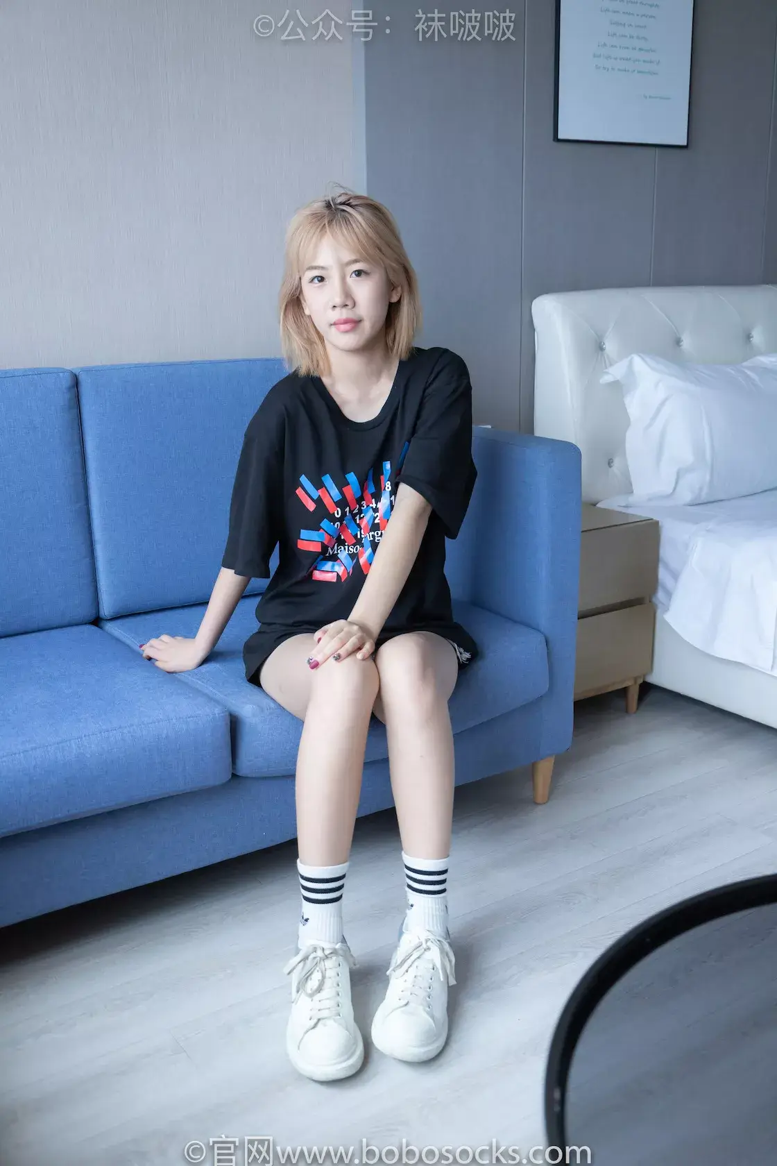 图片[3]-袜啵啵003期：果冻-麦昆鞋、白色脏棉袜（自然穿脏）、裸足-虎绰