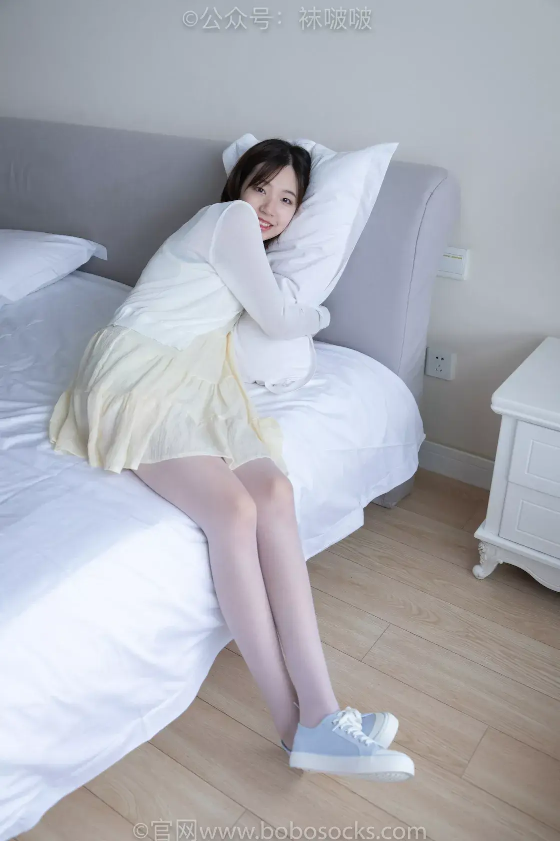 图片[5]-袜啵啵005期：小甜豆-帆布鞋、薄白丝（脚尖加固款）-虎绰