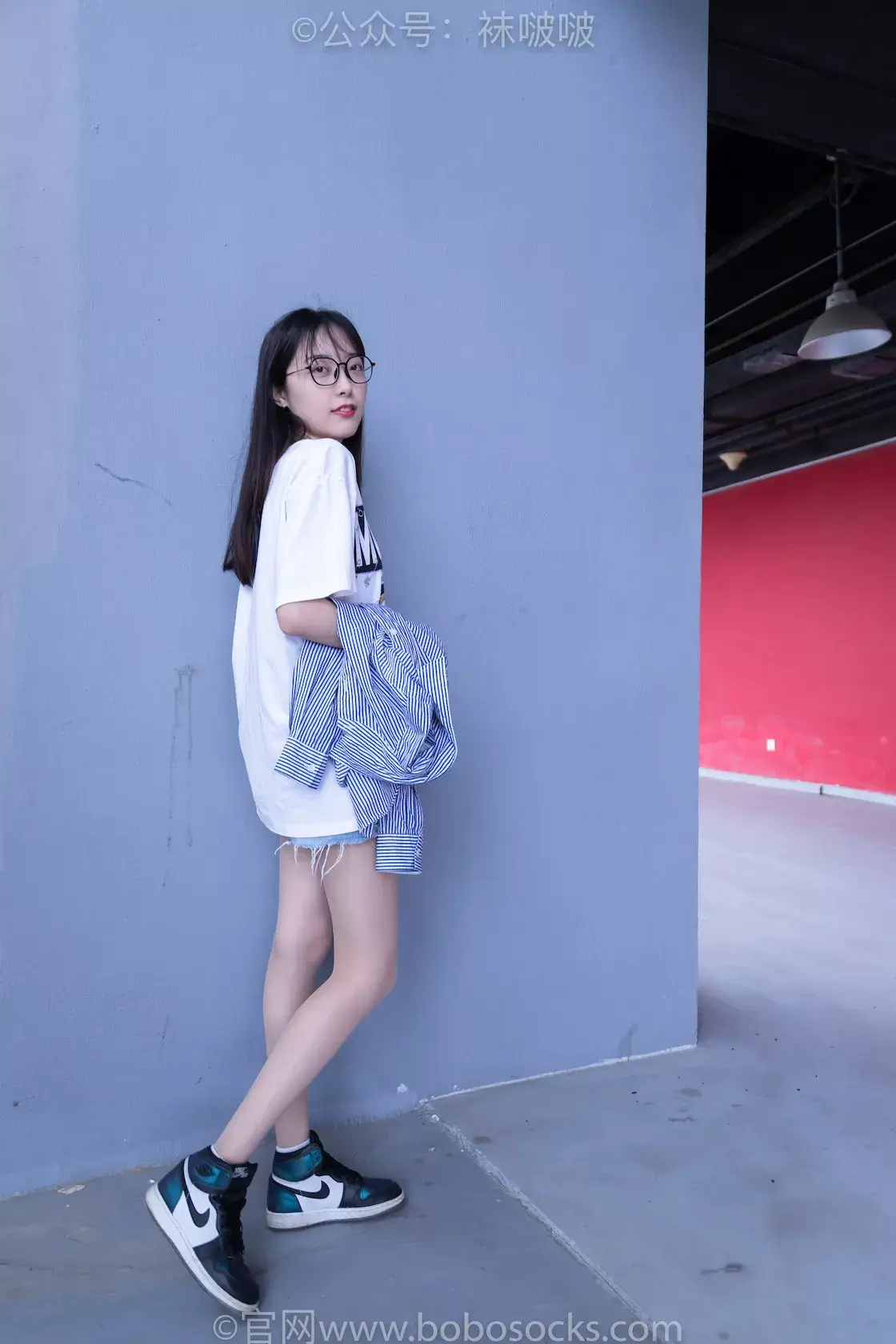 图片[5]-袜啵啵011期：稚予- AJ、白色短棉袜、肉丝（脚尖加固款）-虎绰