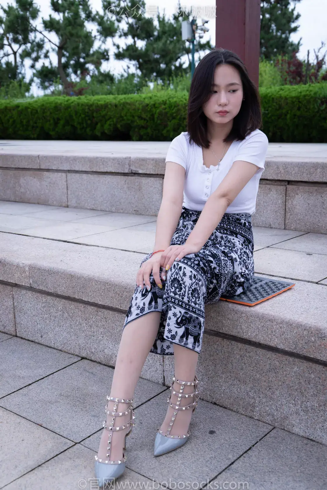 图片[5]-袜啵啵014期：思思-华伦天奴高跟鞋、肉丝（脚尖加固款）-虎绰