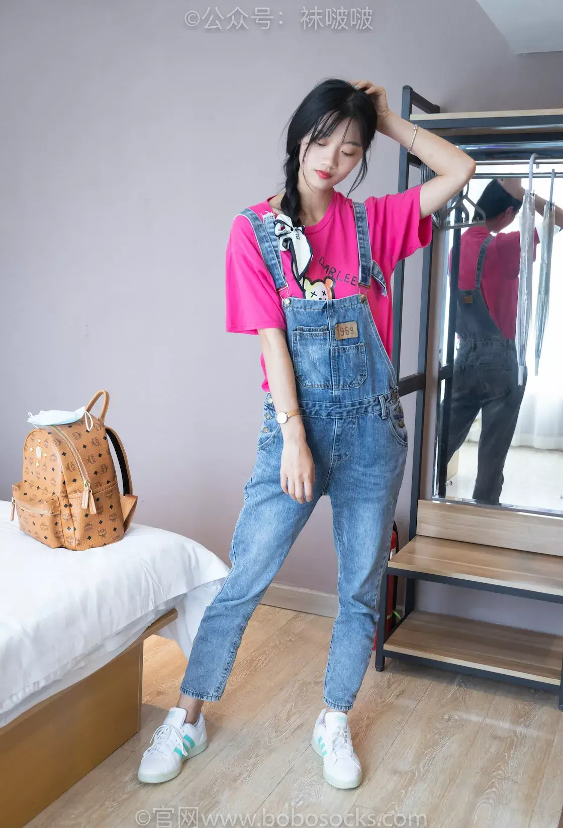 图片[3]-袜啵啵024期：涵涵-板鞋、白棉袜、裸足-虎绰