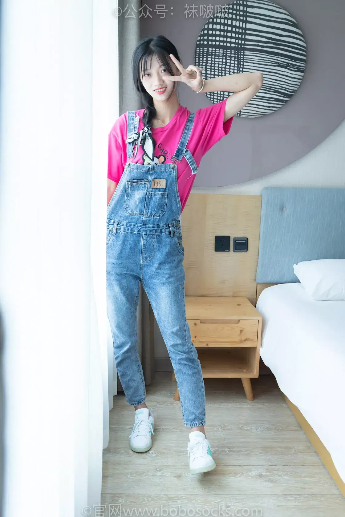 图片[4]-袜啵啵024期：涵涵-板鞋、白棉袜、裸足-虎绰