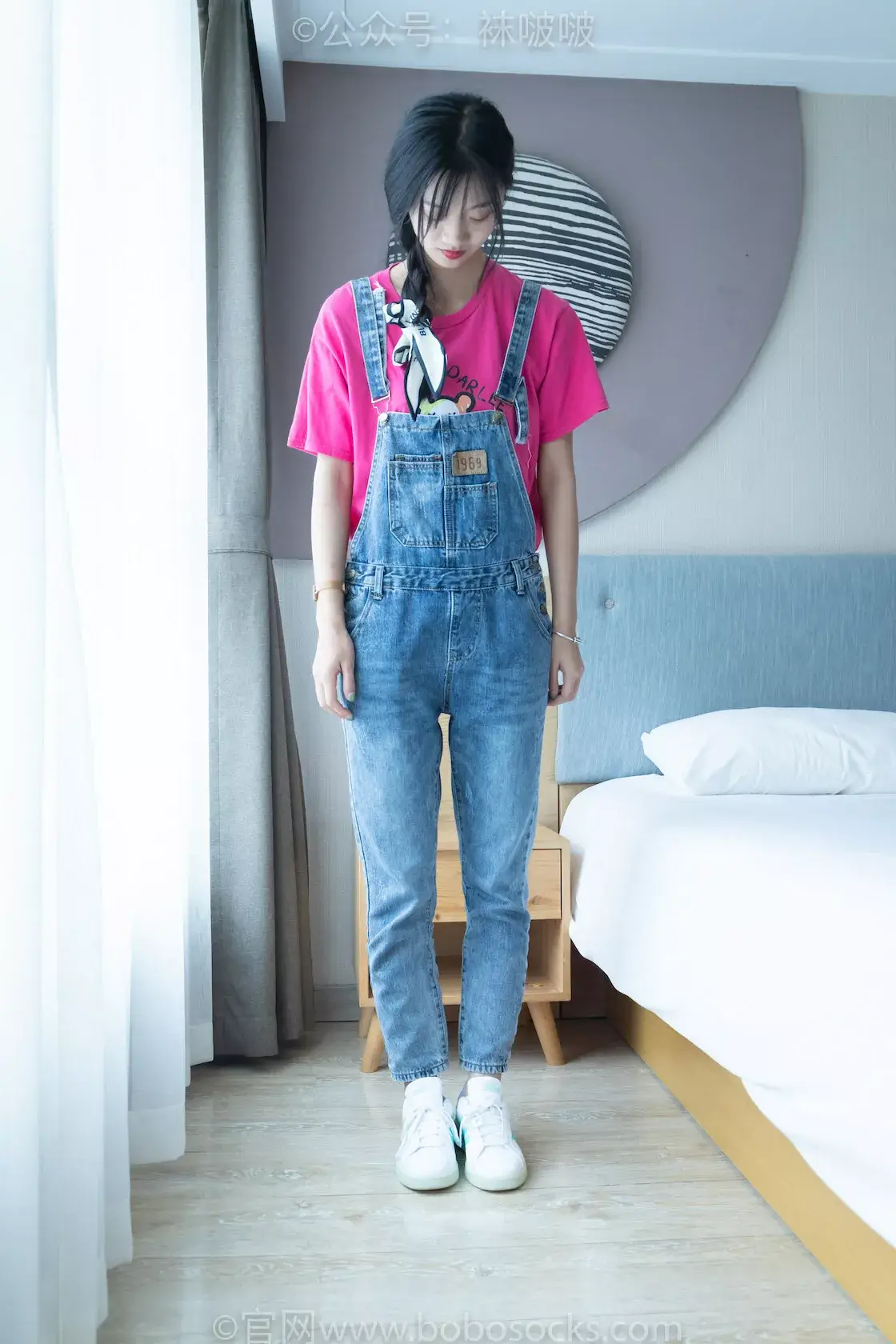 图片[5]-袜啵啵024期：涵涵-板鞋、白棉袜、裸足-虎绰