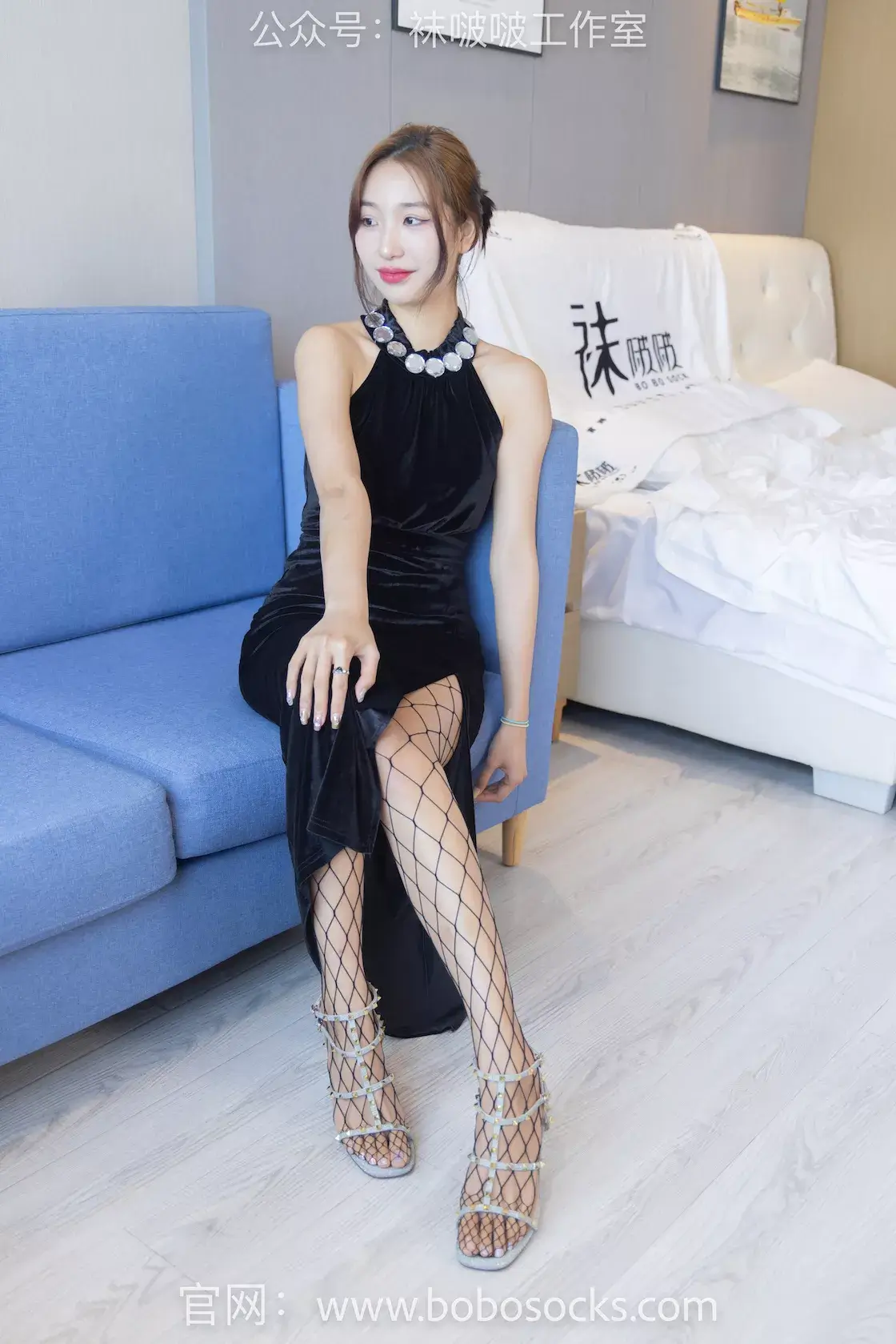 图片[2]-袜啵啵113期：果果-高跟鞋、黑色网袜-虎绰