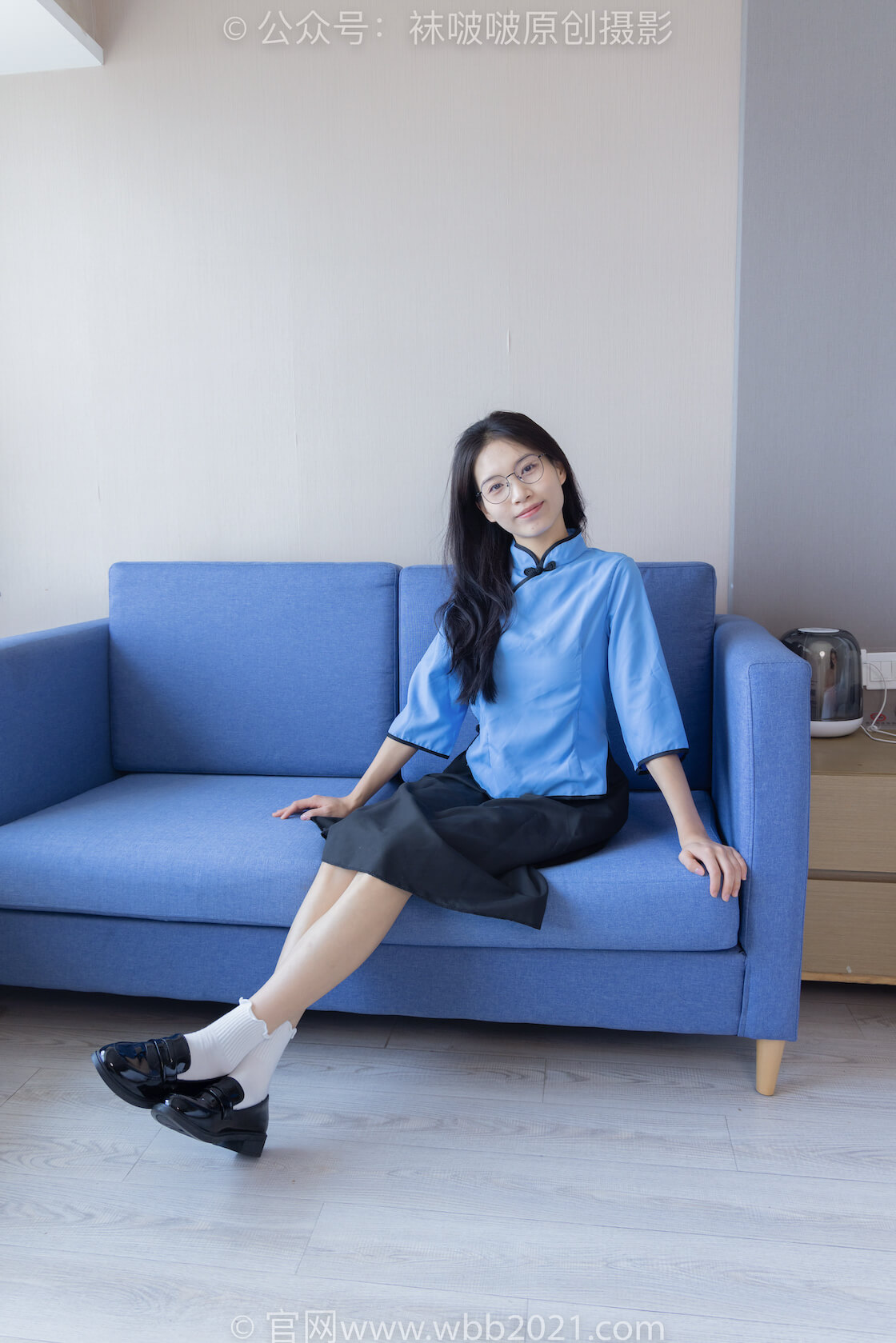 袜啵啵279期：芝士-皮鞋、白棉袜、民国学生装-虎绰