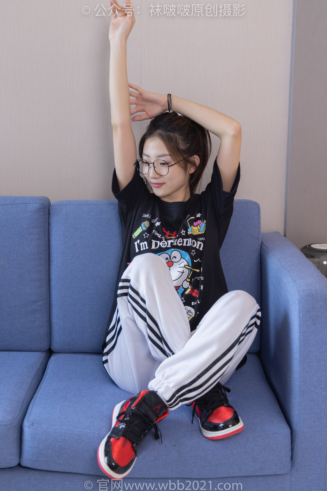 袜啵啵382期：小沫-板鞋、白棉袜-虎绰