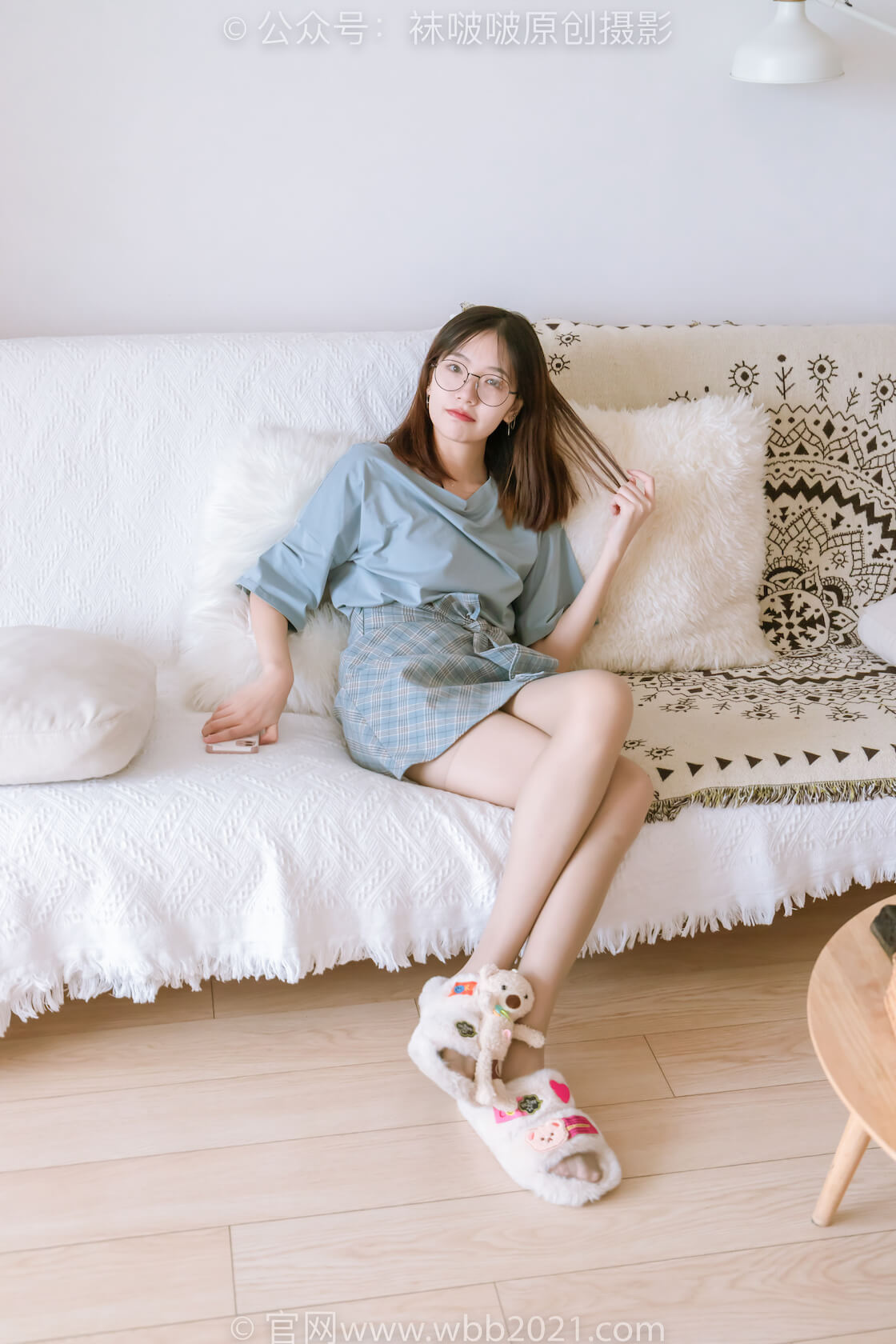 袜啵啵239期：小甜豆-棉拖鞋、灰丝（脚尖加固款）、裸足-虎绰