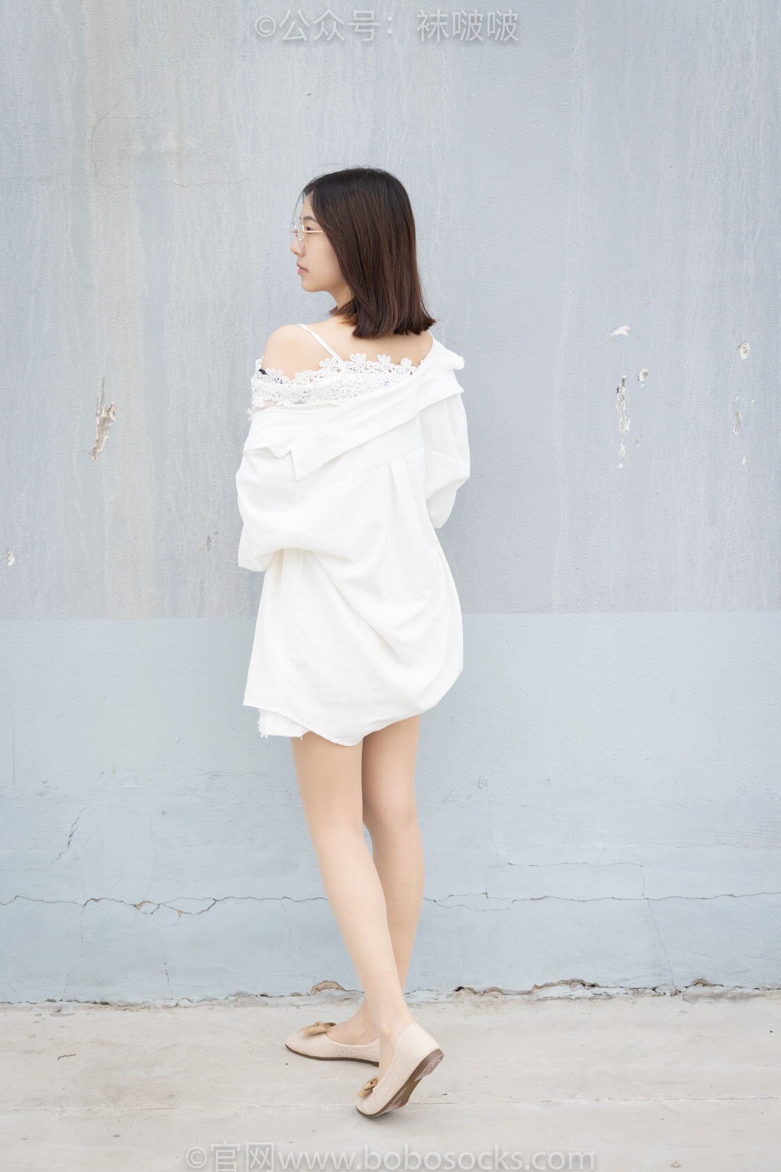 袜啵啵048期：小甜豆-平底鞋、肉丝（脚尖加固款）-虎绰