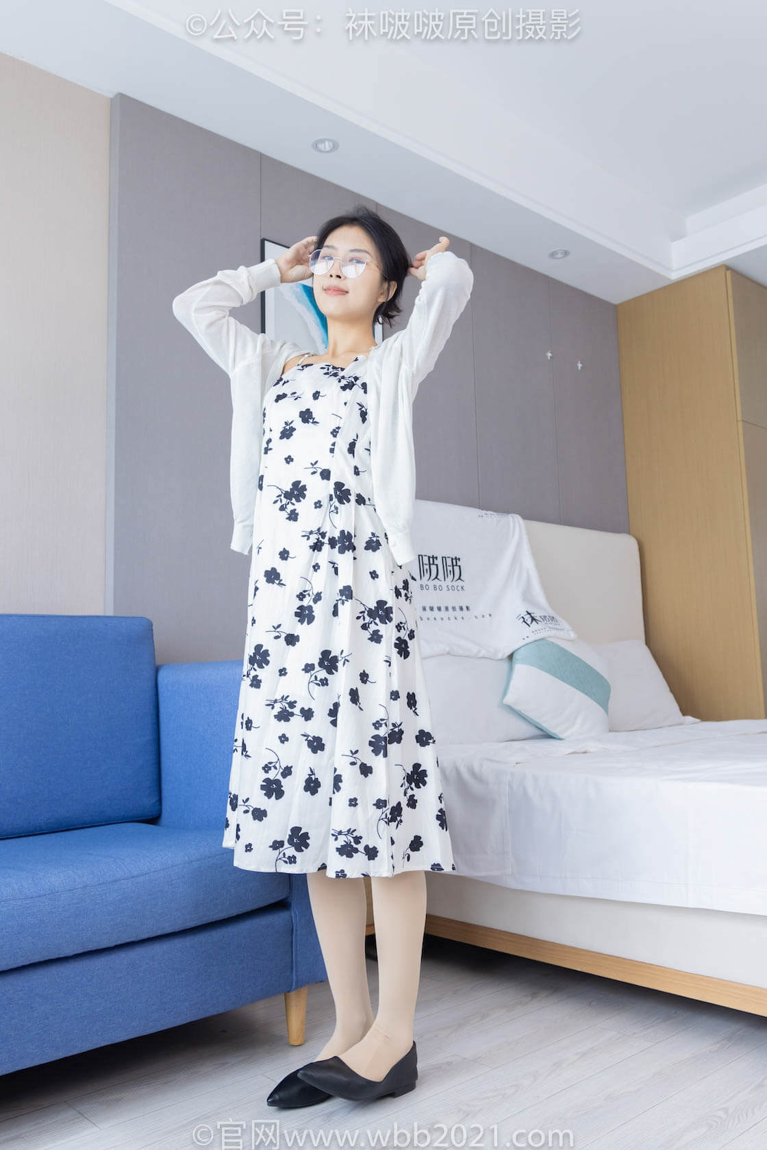 袜啵啵积分限定作品029期：奶油-两双平底鞋、厚肉丝、薄肉丝（脚尖加固款）-虎绰