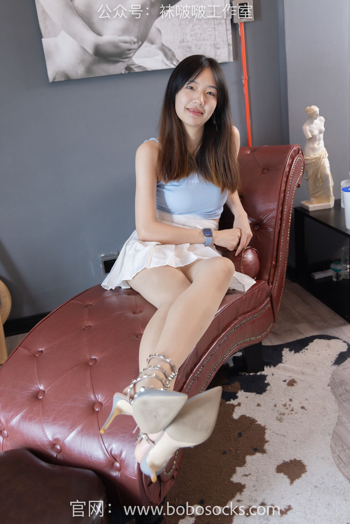 袜啵啵126期：小甜豆-华伦天奴高跟鞋、肉丝（脚尖加固款）-虎绰