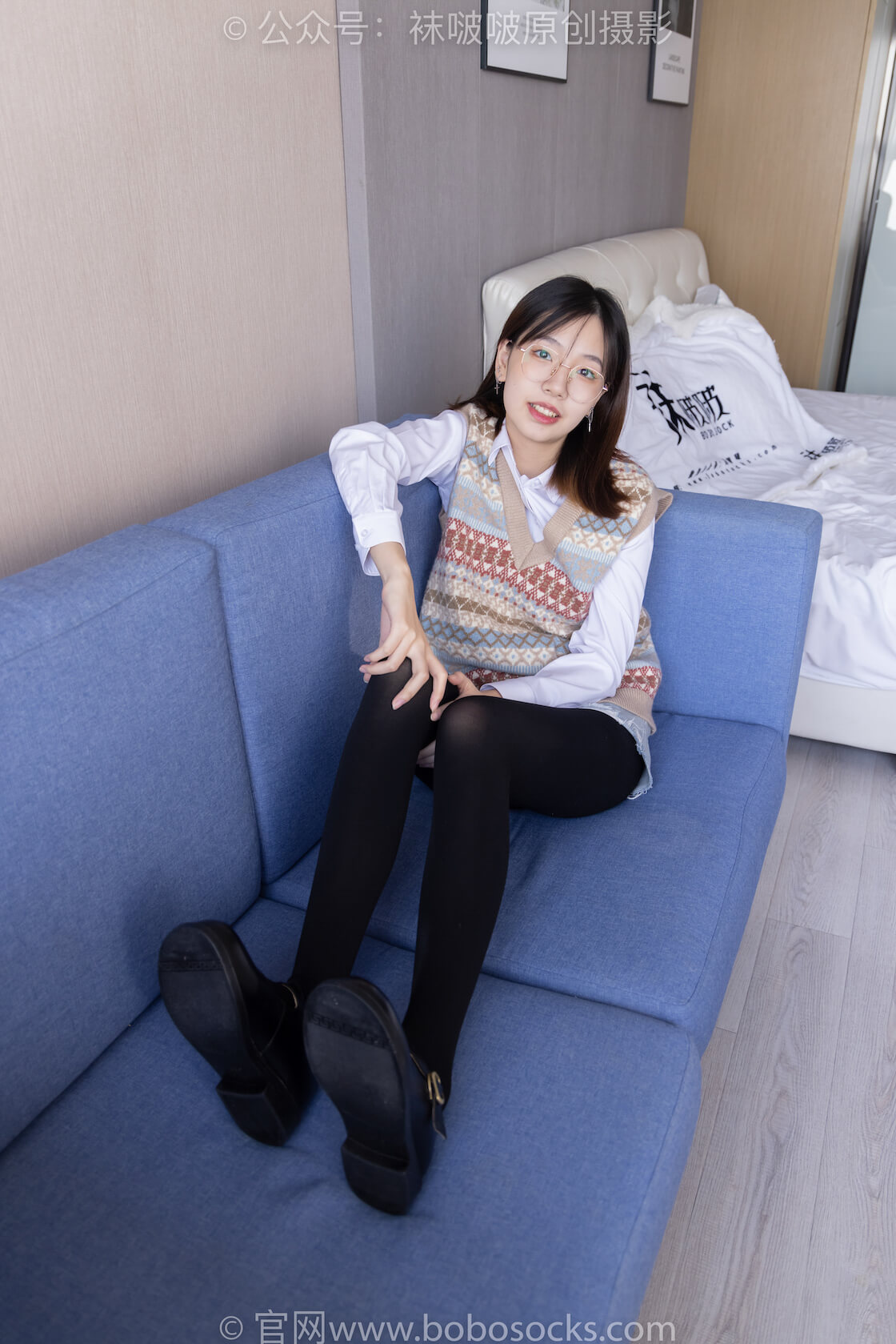 袜啵啵169期：小甜豆-黑皮鞋、厚黑丝、厚肉丝-虎绰