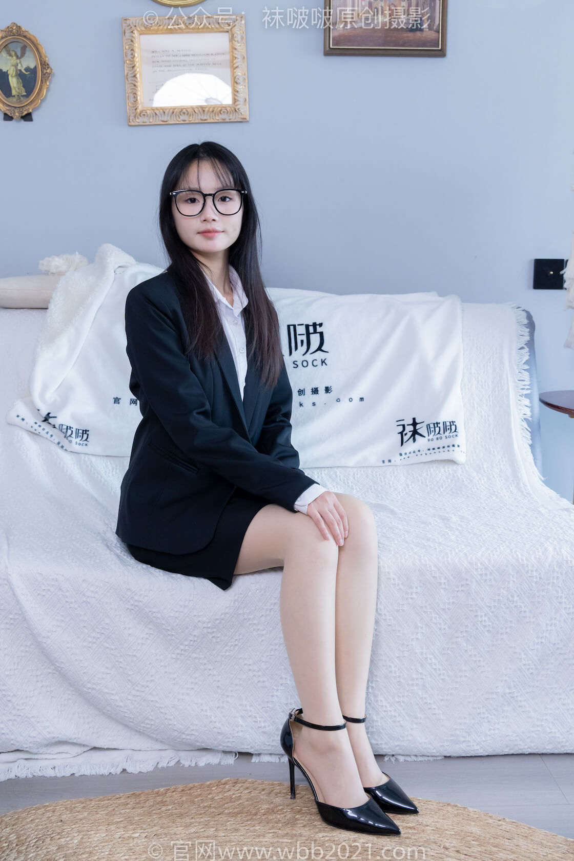 袜啵啵338期：甜甜圈-高跟鞋、肉丝（脚尖加固款）、ol风-虎绰