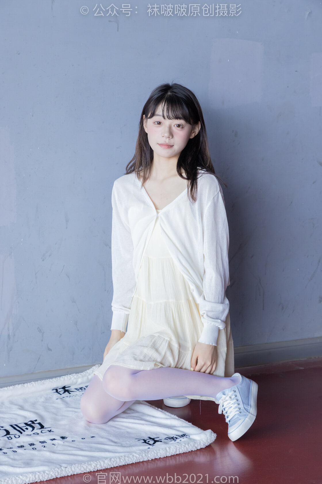 袜啵啵395期：糯米-板鞋、白丝（脚尖加固款）-虎绰