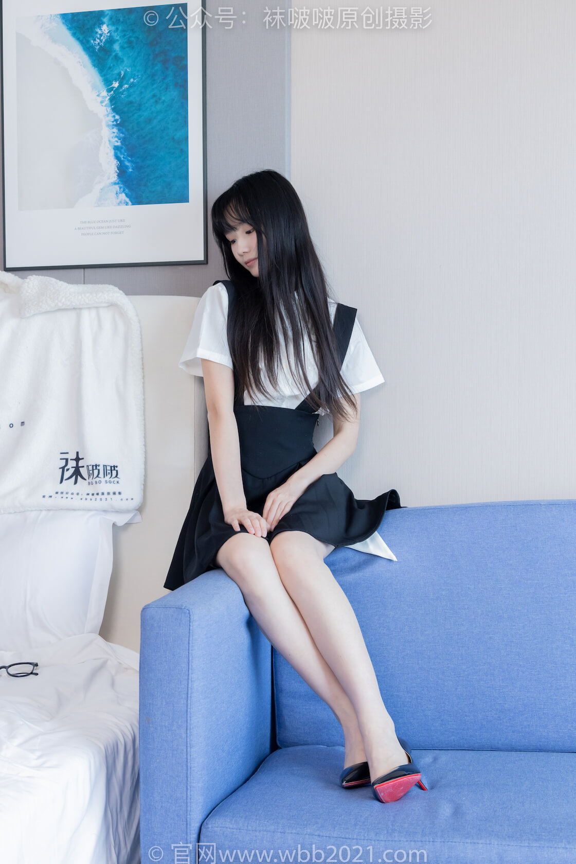 袜啵啵444期：甜甜圈-两双高跟鞋、凉鞋、肉丝（脚尖加固款）、裸足-虎绰