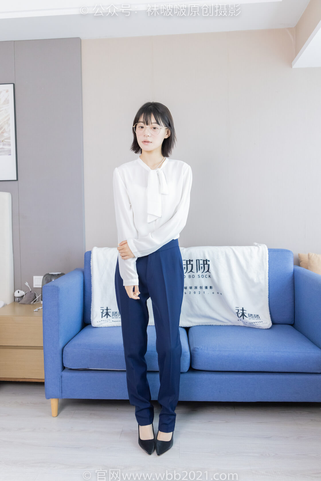 袜啵啵461期：糯米-高跟鞋、短肉丝（脚尖加固款）、裸足-虎绰