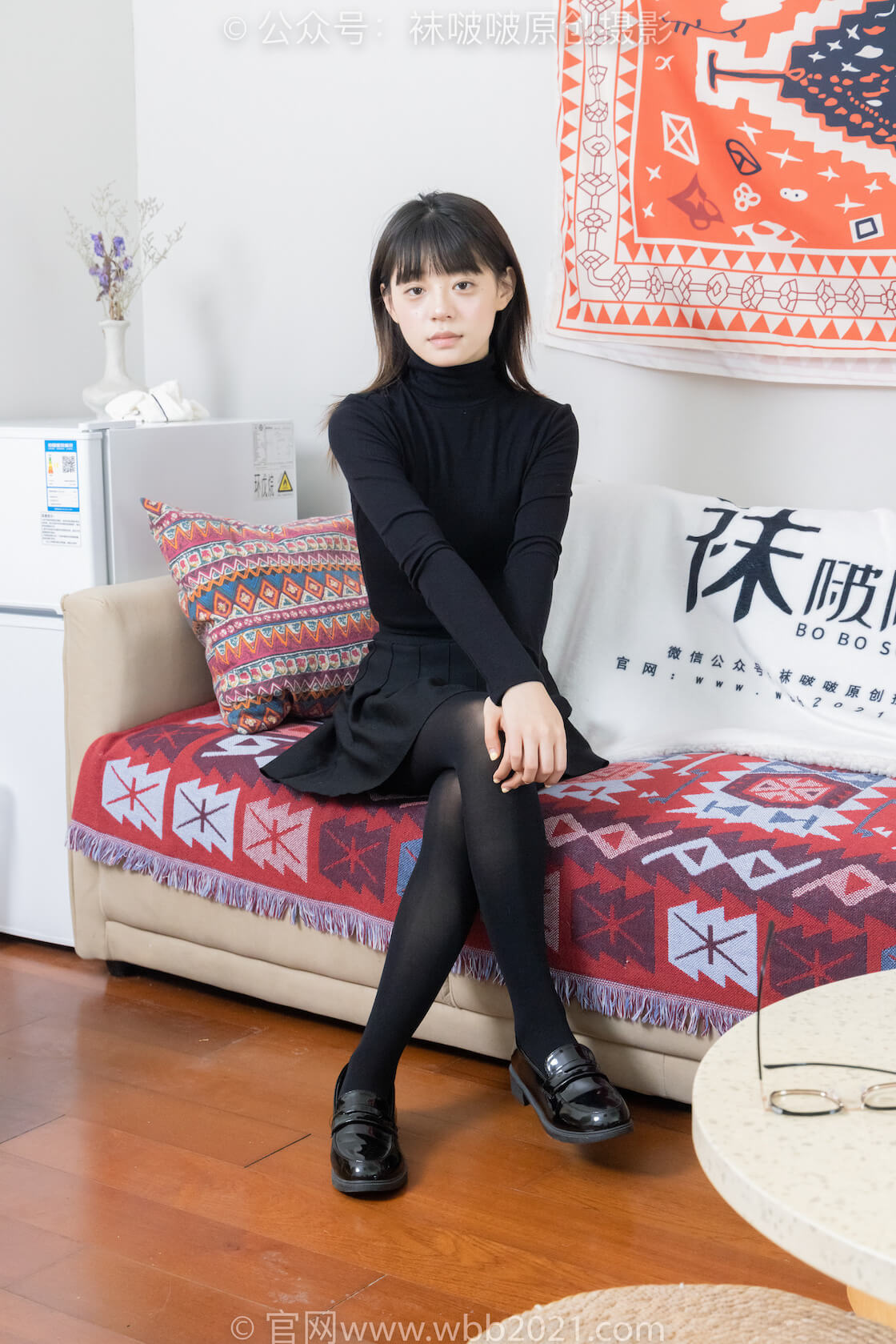 袜啵啵466期:糯米-皮鞋、厚黑丝-虎绰