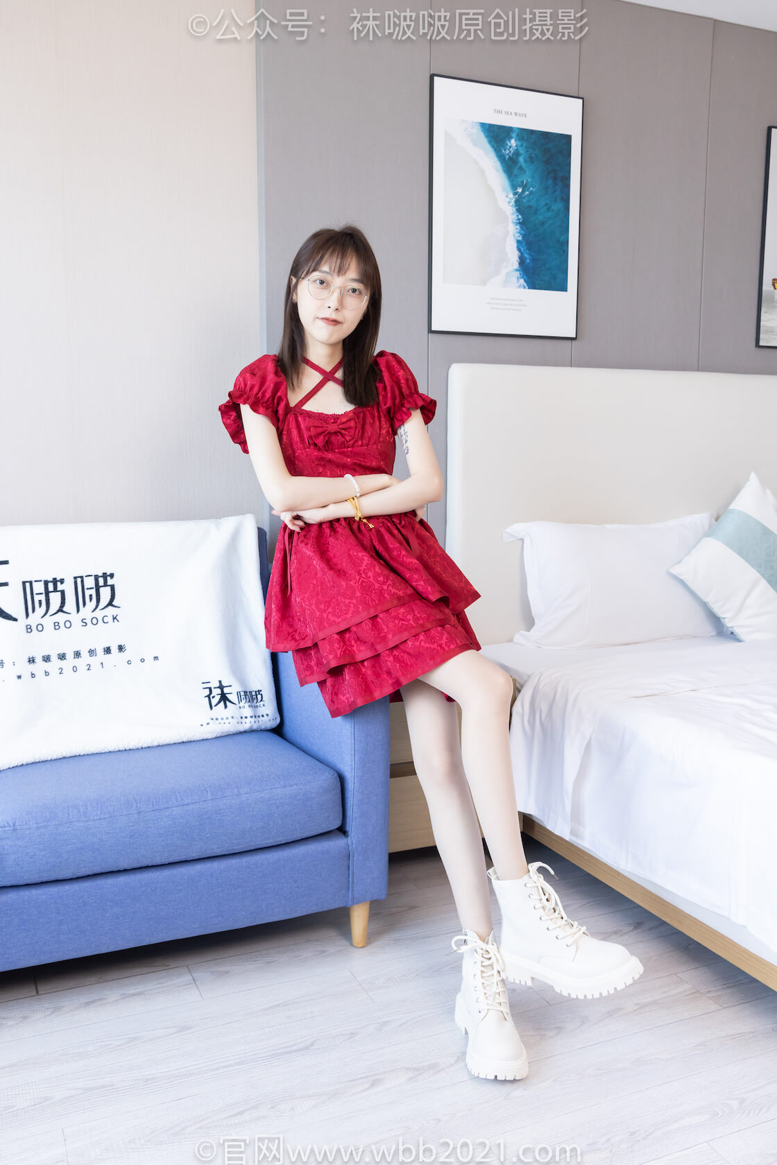 袜啵啵496期：稚予-长靴、短靴、薄肉丝（脚尖加固款）-虎绰