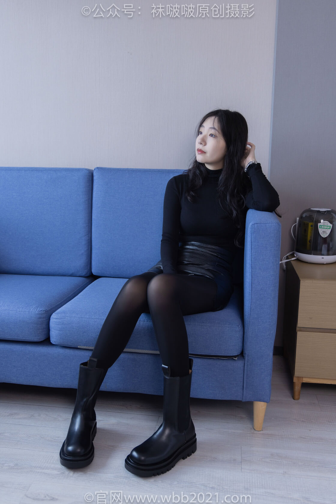 袜啵啵501期：小甜豆-短靴、长靴、厚黑丝-虎绰