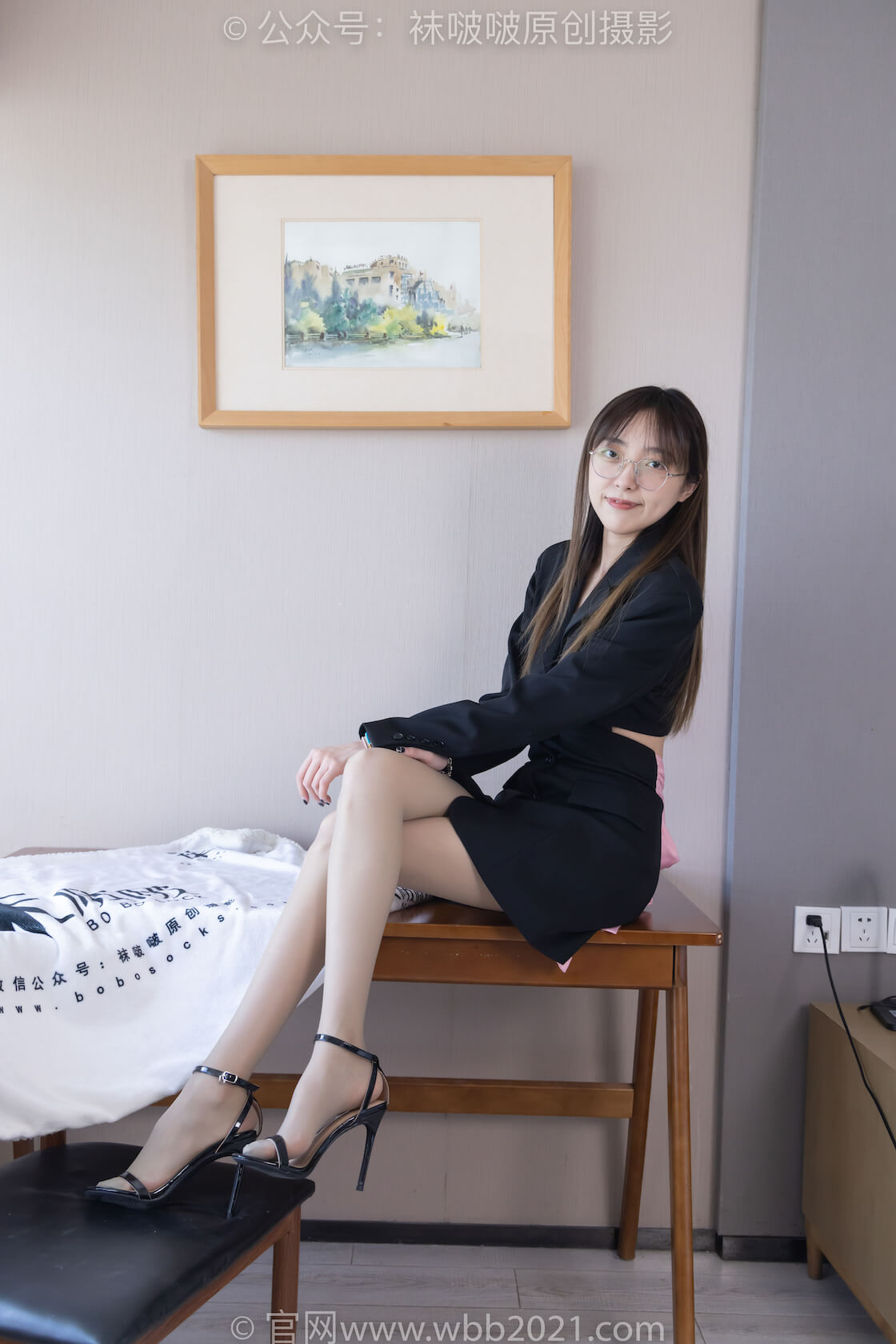 袜啵啵506期：稚予-高跟鞋、高跟凉鞋、薄灰丝（脚尖加固款）-虎绰