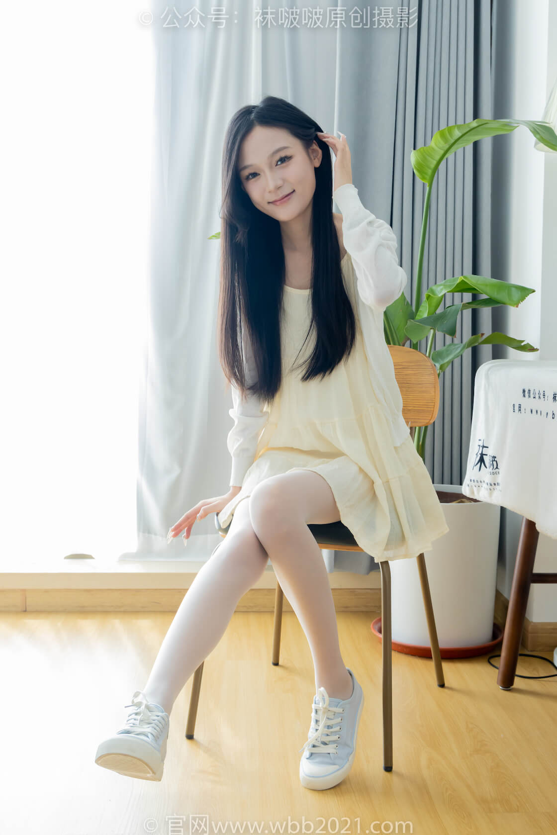 袜啵啵517期：焦糖-帆布鞋、薄白丝（脚尖加固款）-虎绰