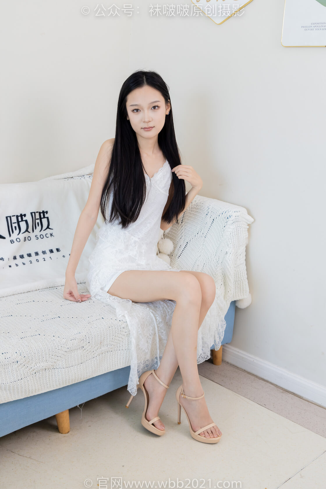 袜啵啵551期：焦糖-五双高跟鞋、薄肉丝（脚尖加固款）、裸足-虎绰