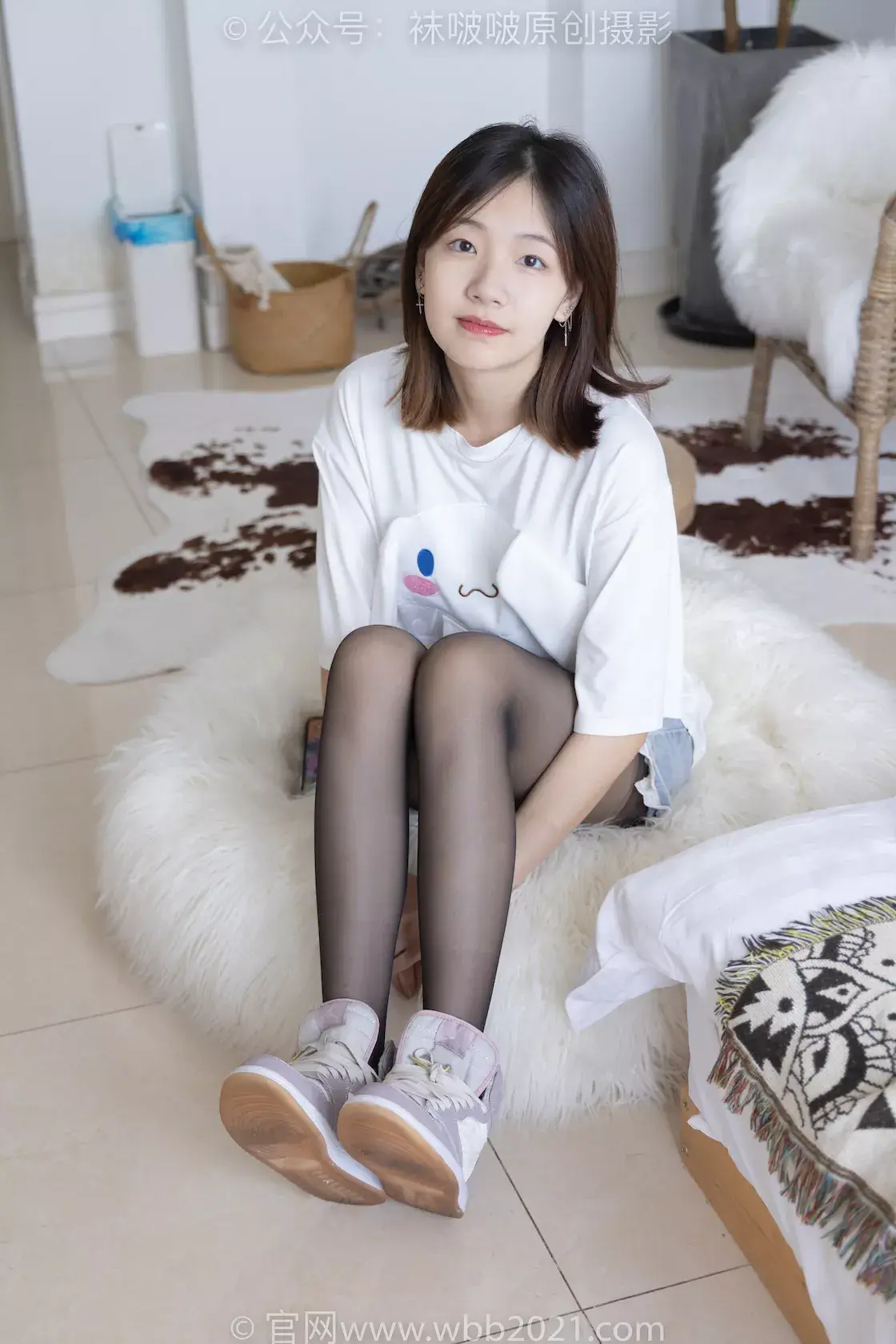 图片[2]-袜啵啵233期：小甜豆-板鞋、黑丝（脚尖加固款）-虎绰