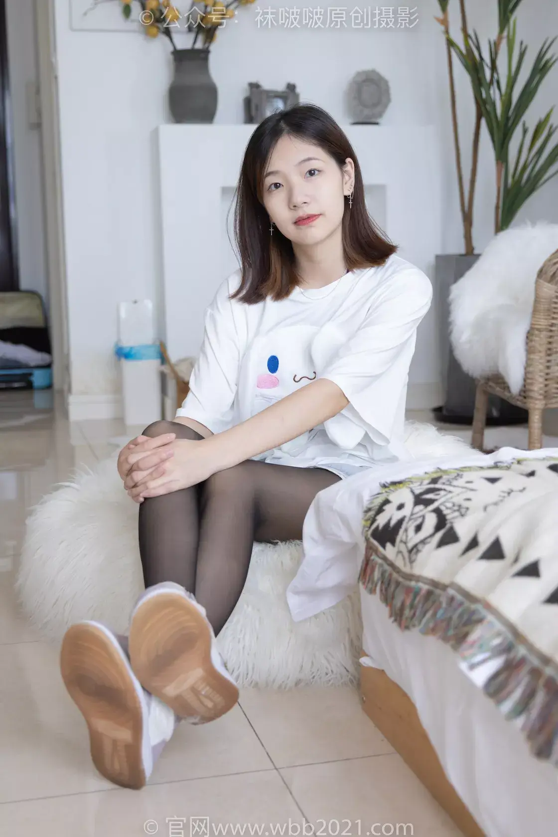 图片[3]-袜啵啵233期：小甜豆-板鞋、黑丝（脚尖加固款）-虎绰