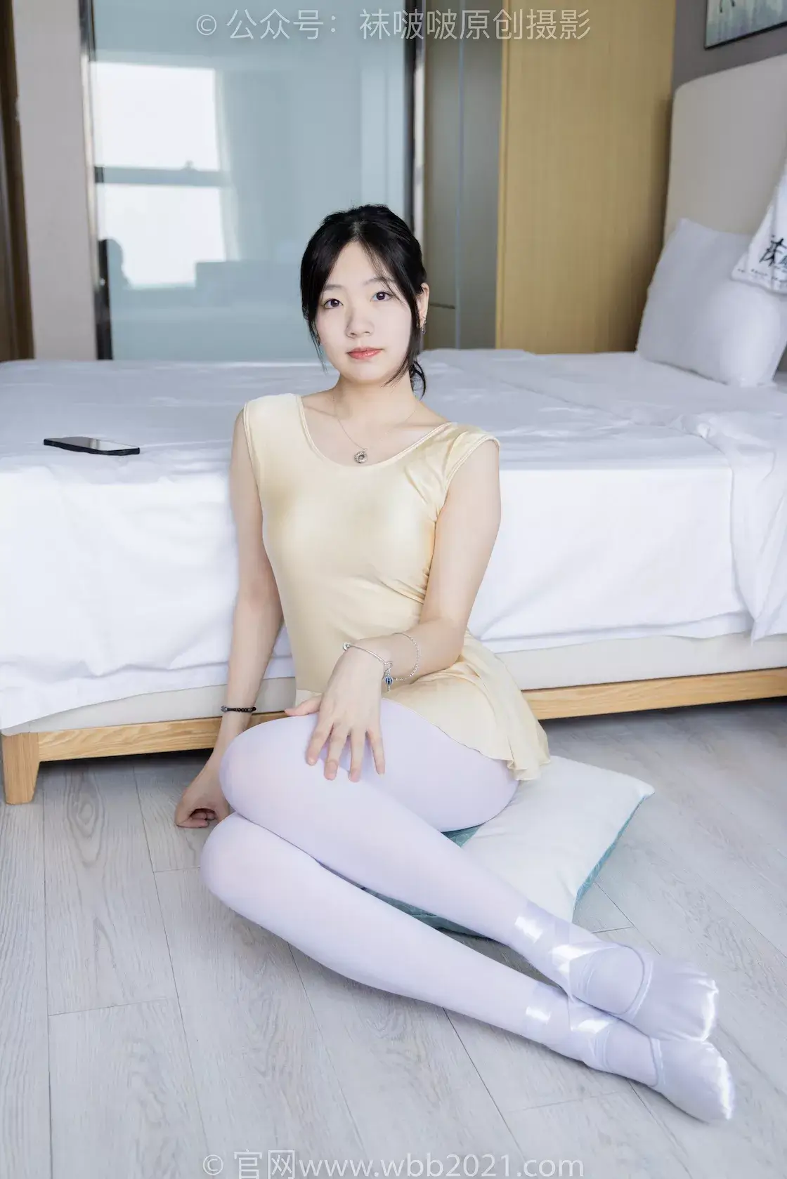 图片[5]-袜啵啵248期：小甜豆-芭蕾鞋、厚白丝、厚灰丝、肉丝（脚尖加固款）、白棉袜、芭蕾舞蹈服-虎绰