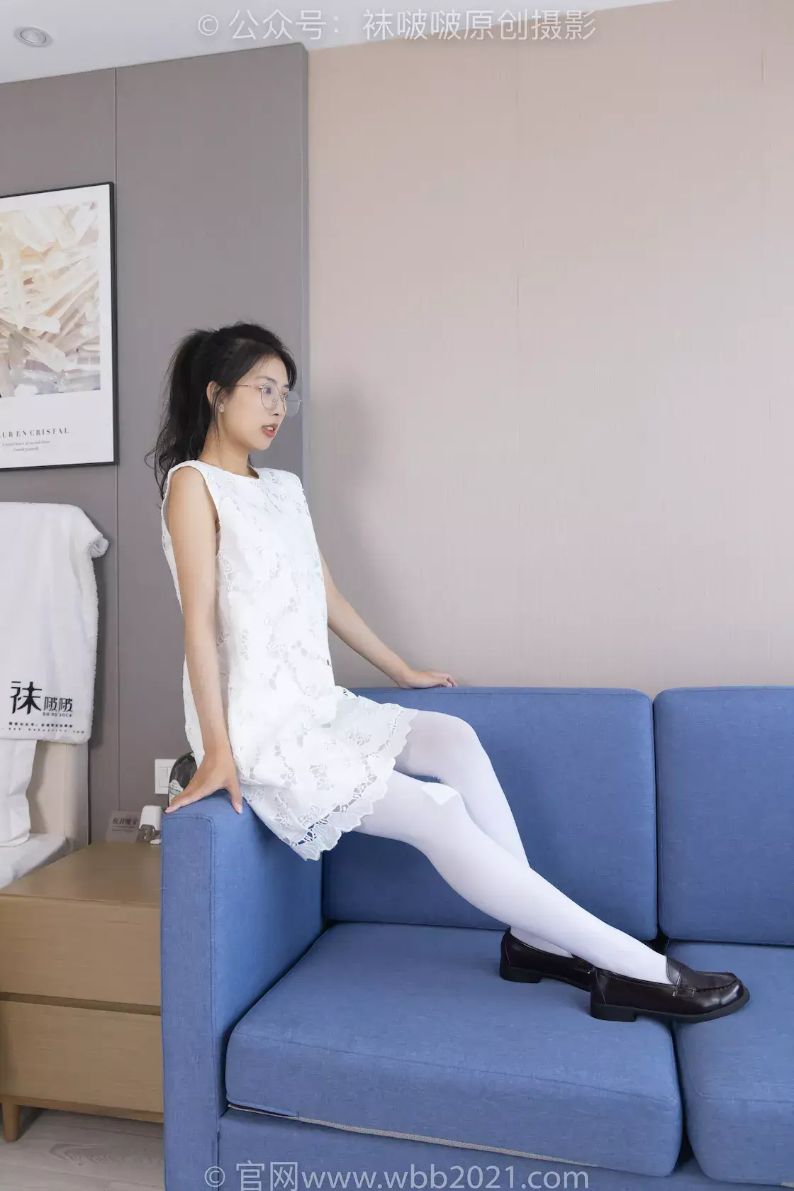 图片[4]-袜啵啵283期：奶油-平底鞋、皮鞋、肉丝（脚尖加固款）、厚白丝大腿袜-虎绰