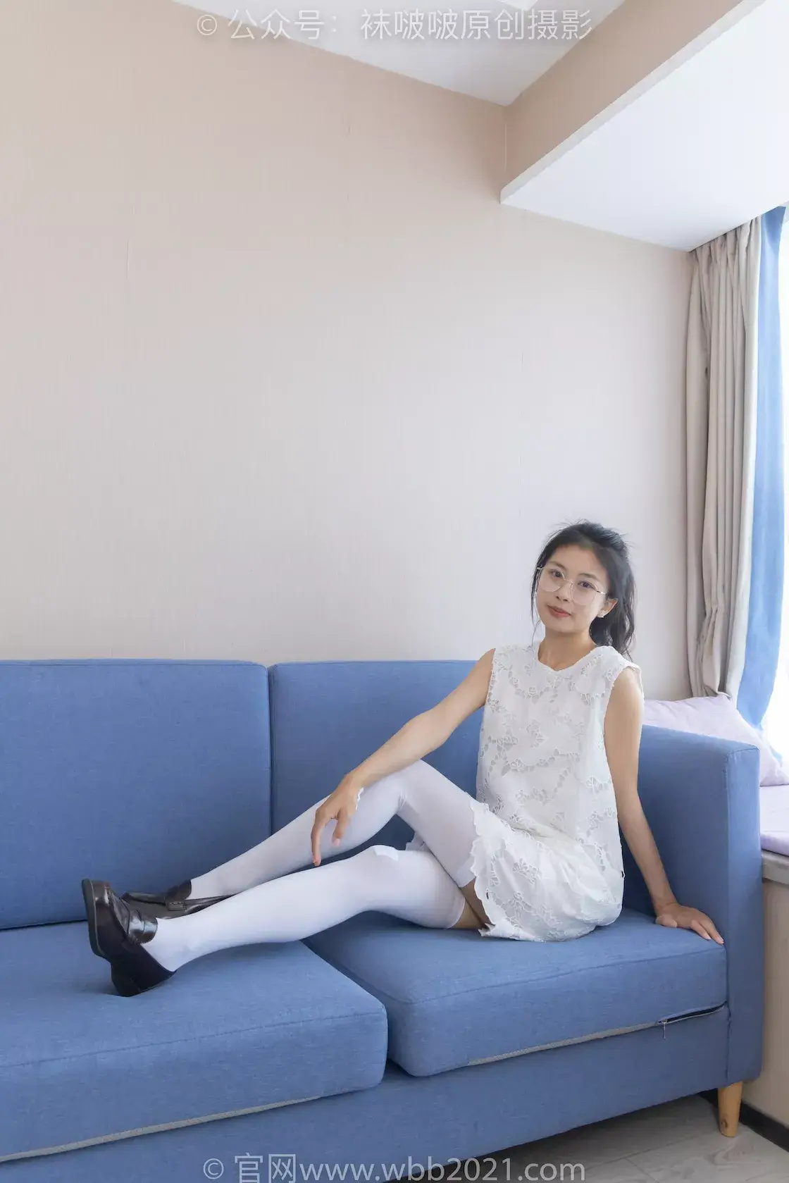 图片[5]-袜啵啵283期：奶油-平底鞋、皮鞋、肉丝（脚尖加固款）、厚白丝大腿袜-虎绰