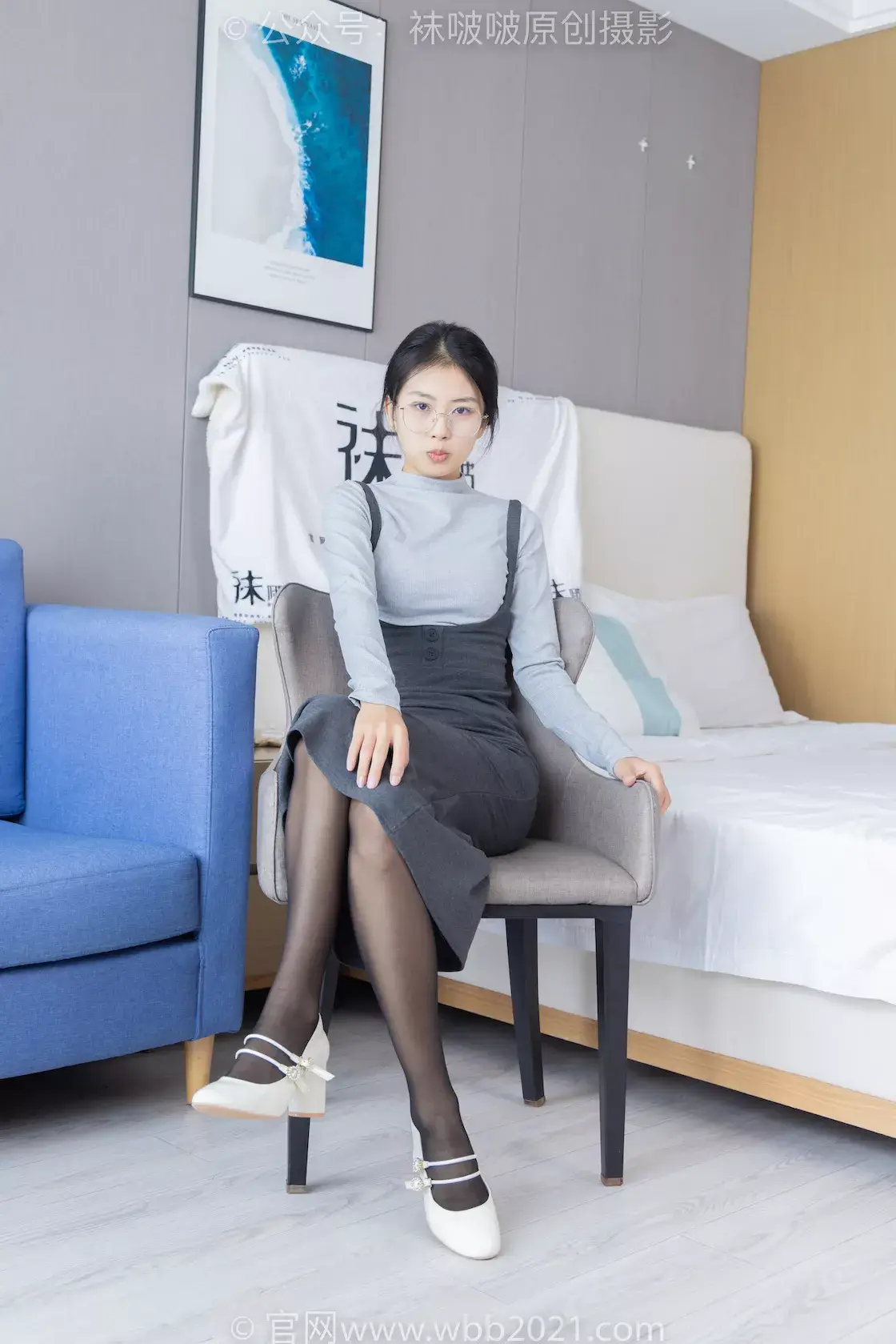 图片[5]-袜啵啵298期：奶油-高跟鞋、平底鞋、厚肉丝、薄黑丝（脚尖加固款）-虎绰