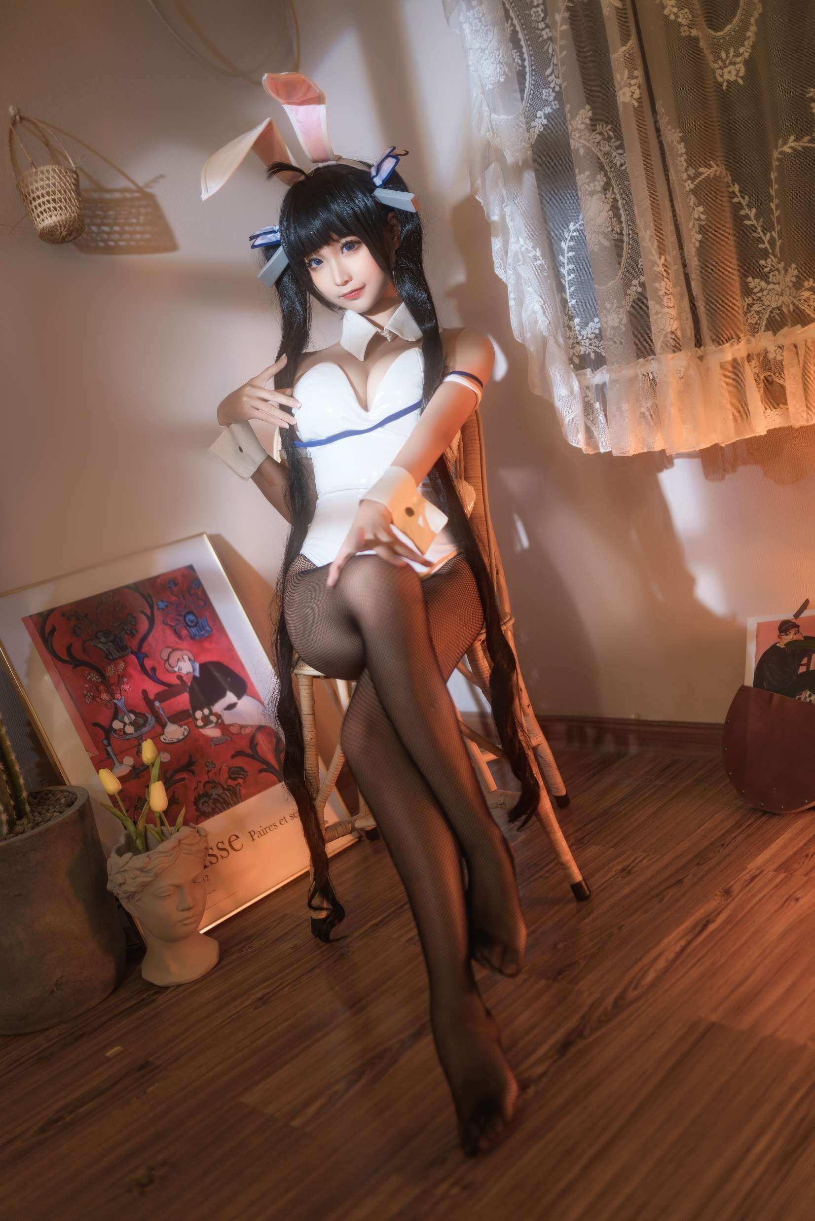 图片[2]-蠢沫沫 NO.092 赫斯提亚兔女郎-虎绰