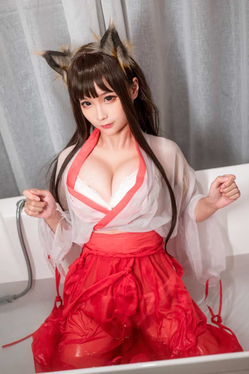 蠢沫沫 NO.104 透明巫女-虎绰