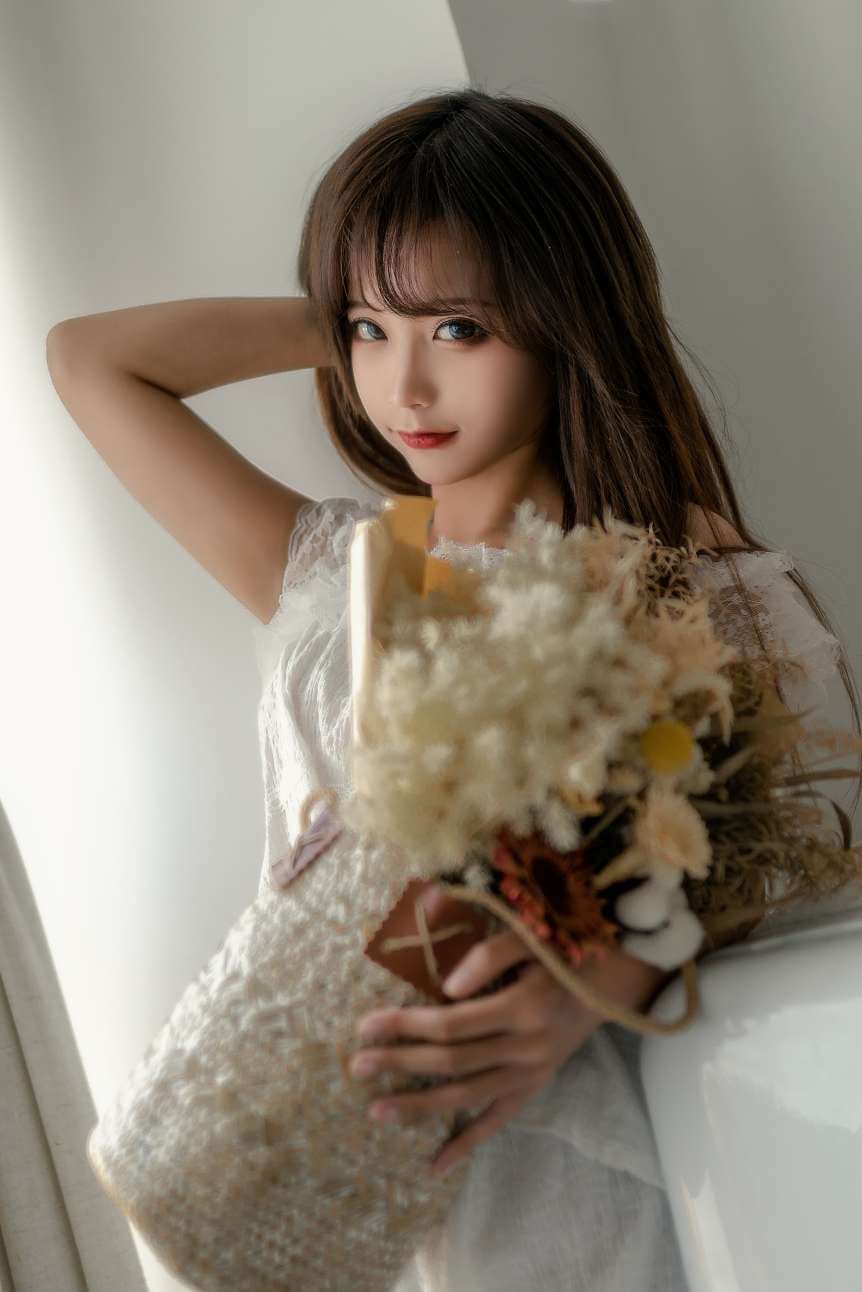 蠢沫沫 NO.106 大象 白睡衣-虎绰