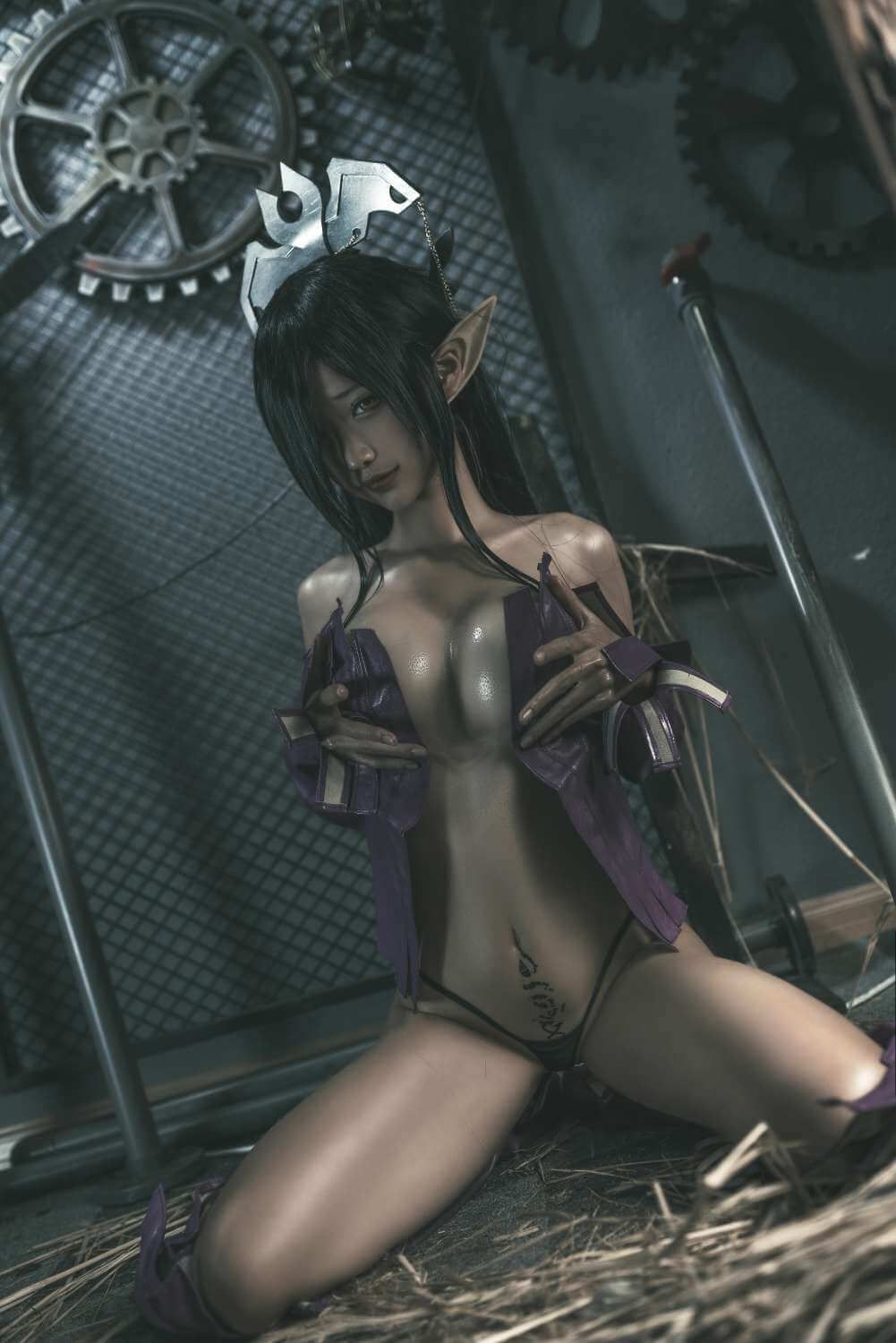 蠢沫沫 NO.127 黑兽 女王 原设-虎绰