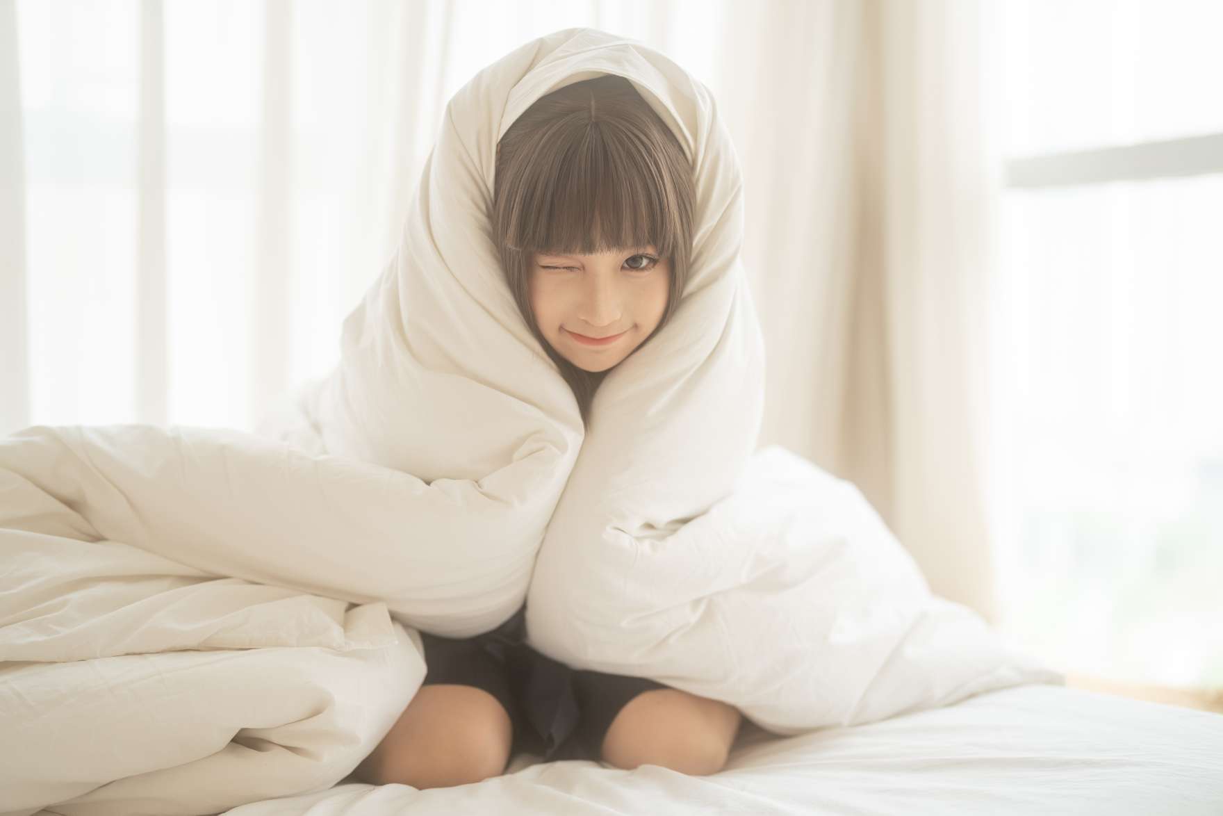 图片[1]-蠢沫沫 NO.187 被窝JK-虎绰