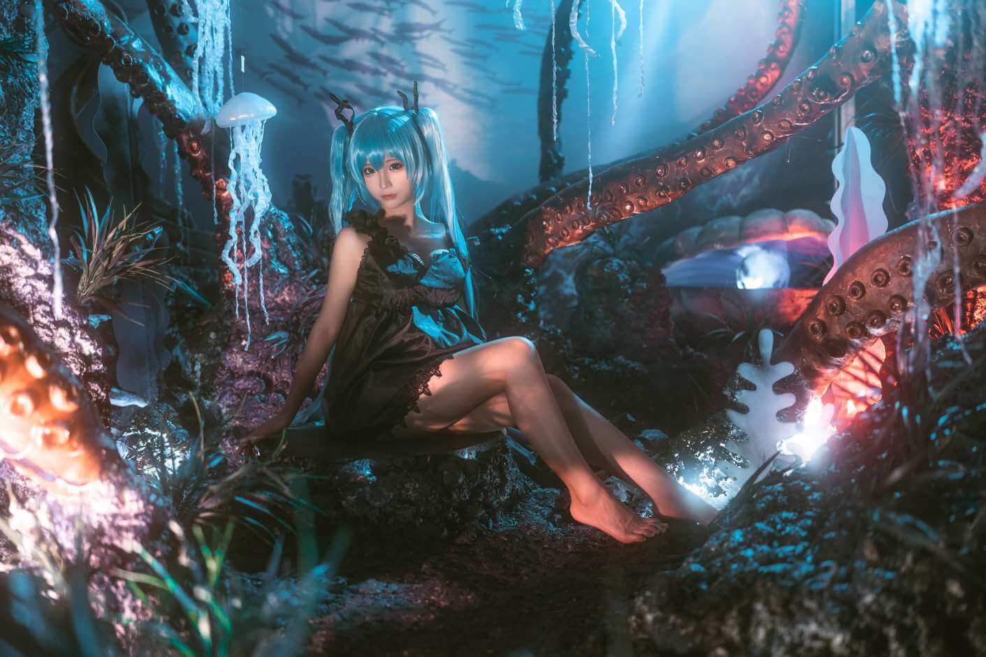 图片[2]-蠢沫沫 NO.206 深海少女-虎绰