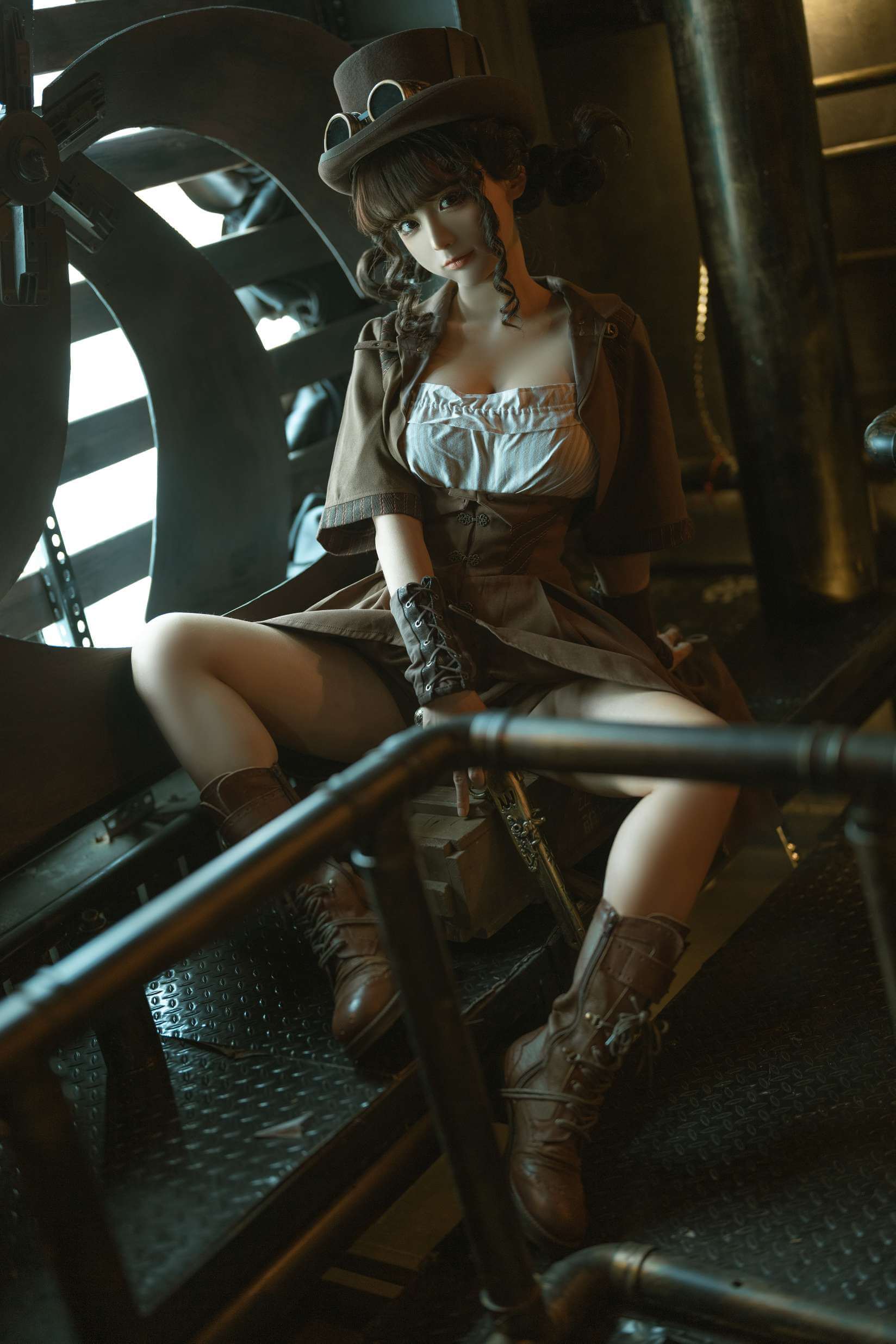 图片[3]-蠢沫沫 NO.209 蒸汽少女-虎绰