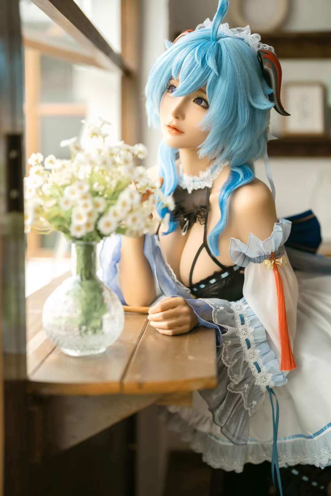 图片[2]-蠢沫沫 NO.226 甘雨女仆-虎绰