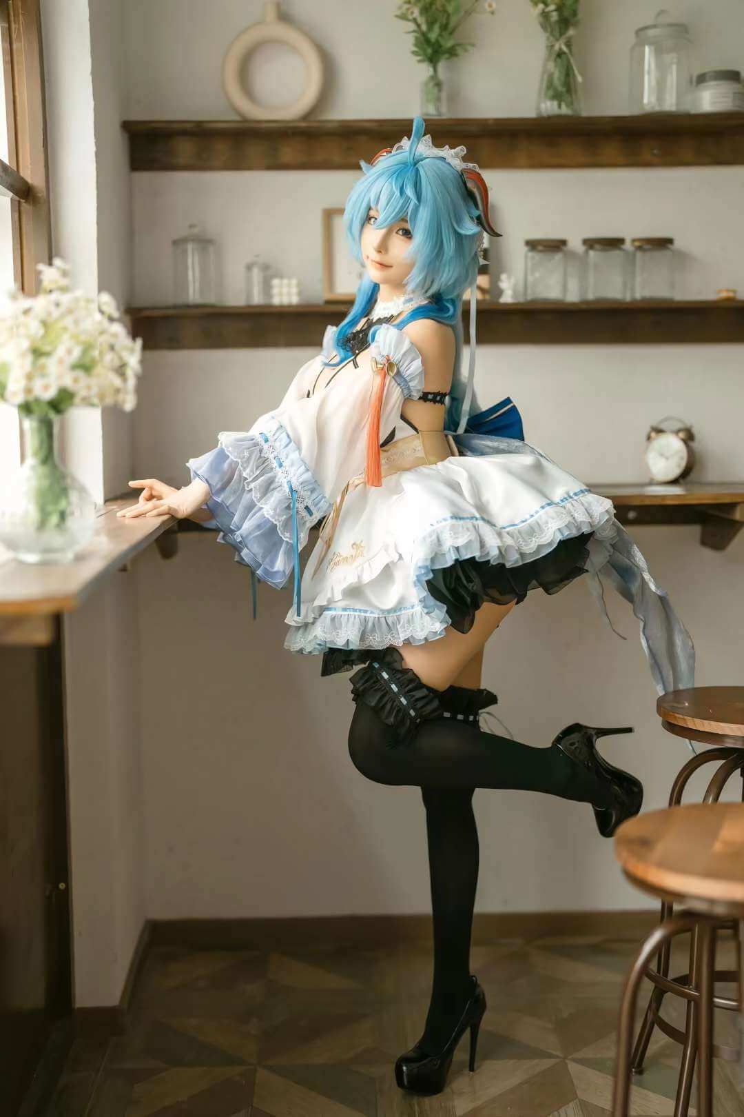 蠢沫沫 NO.226 甘雨女仆-虎绰