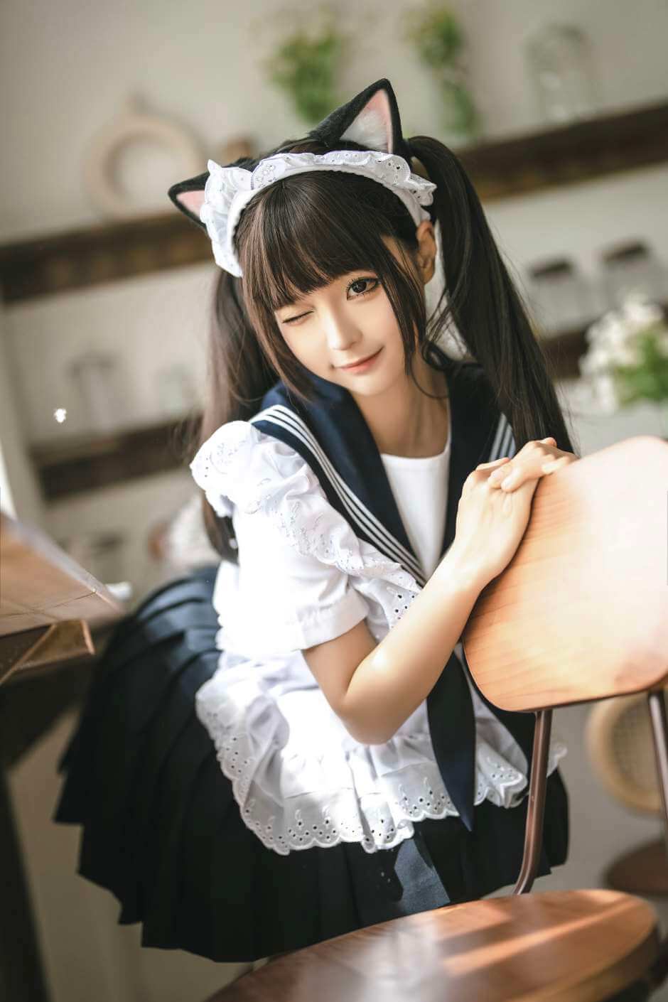 蠢沫沫 NO.230 猫猫女仆-虎绰