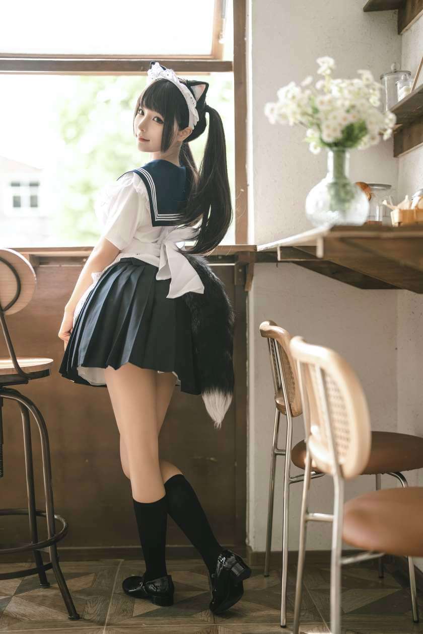 图片[2]-蠢沫沫 NO.230 猫猫女仆-虎绰