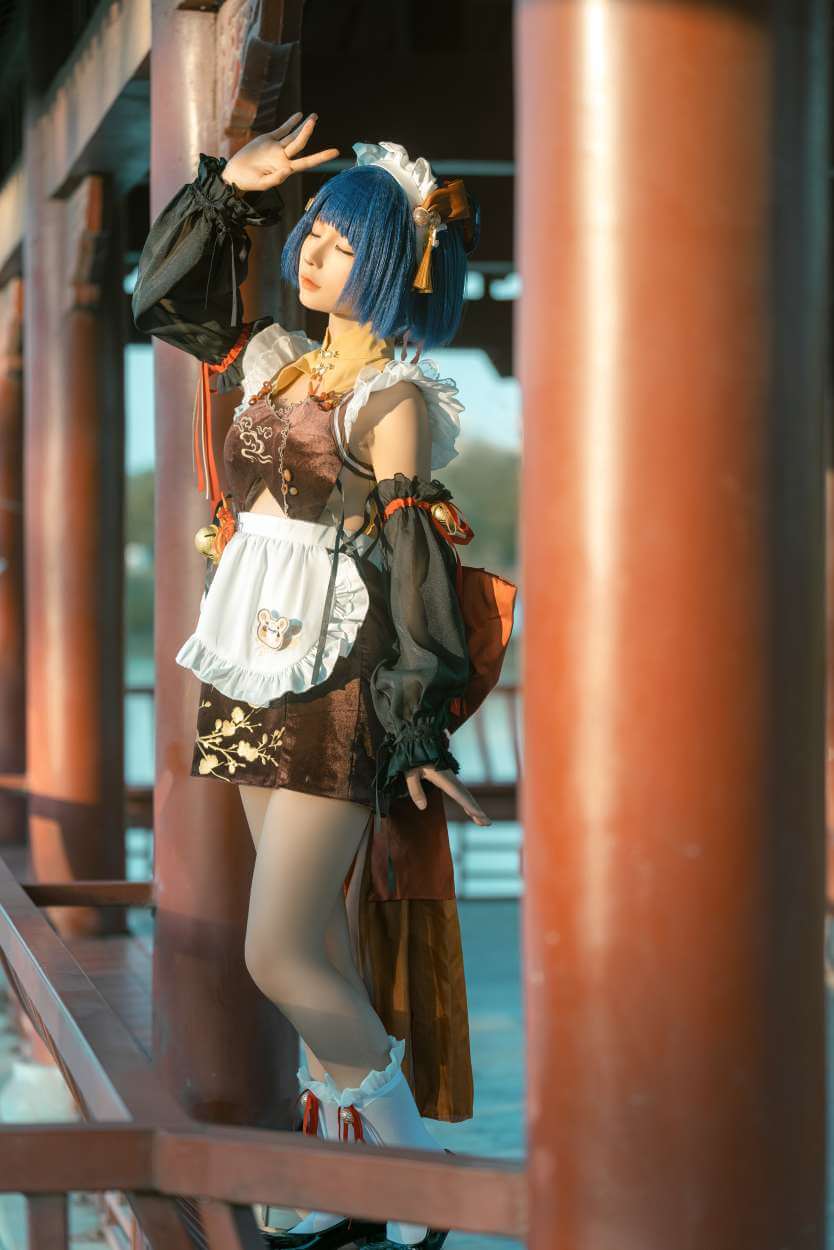 图片[2]-蠢沫沫 NO.244 香菱女仆-虎绰