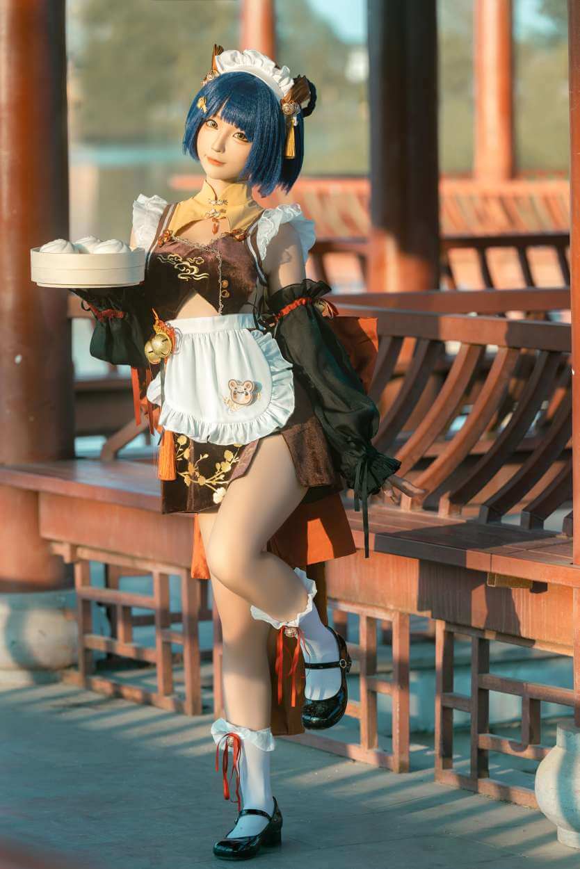 图片[3]-蠢沫沫 NO.244 香菱女仆-虎绰