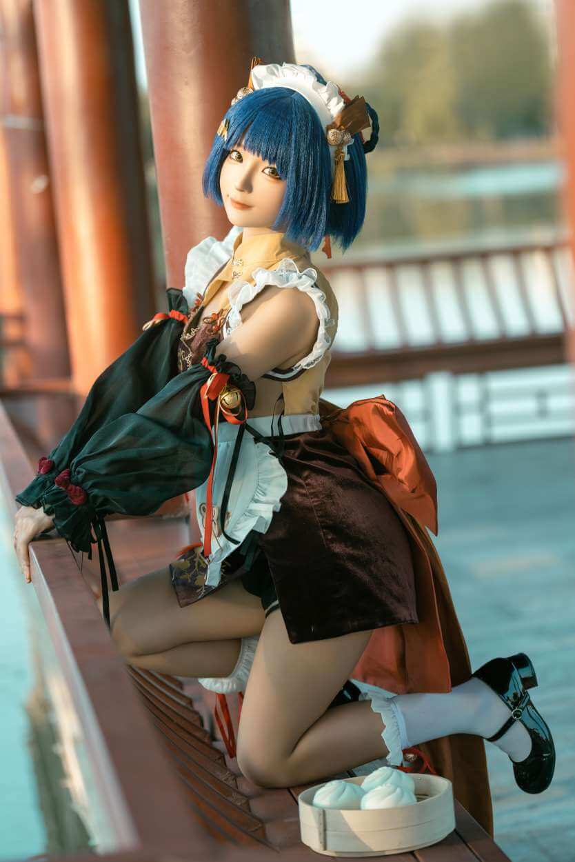 蠢沫沫 NO.244 香菱女仆-虎绰