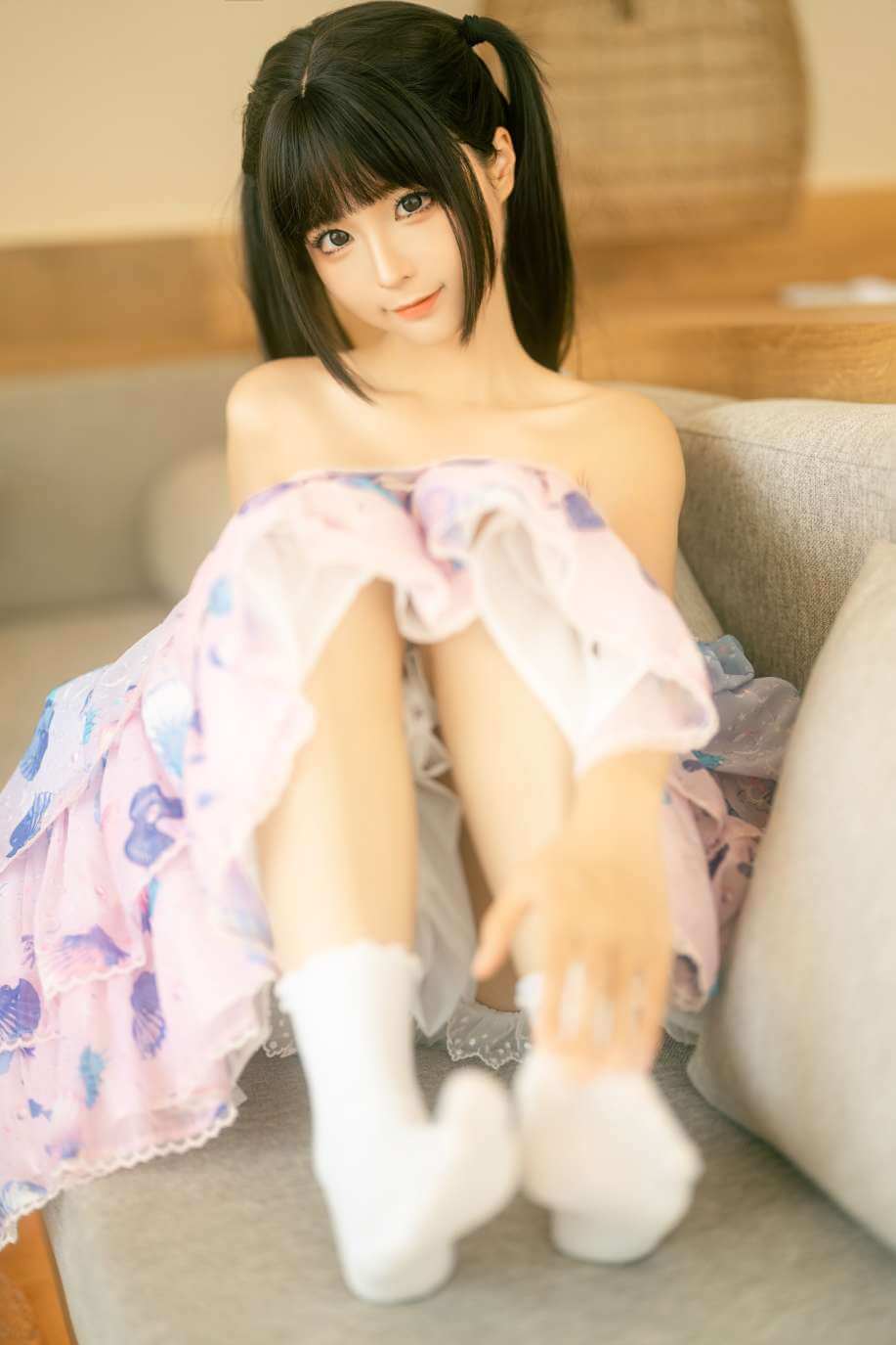 图片[3]-蠢沫沫 NO.254 可爱粉裙-虎绰